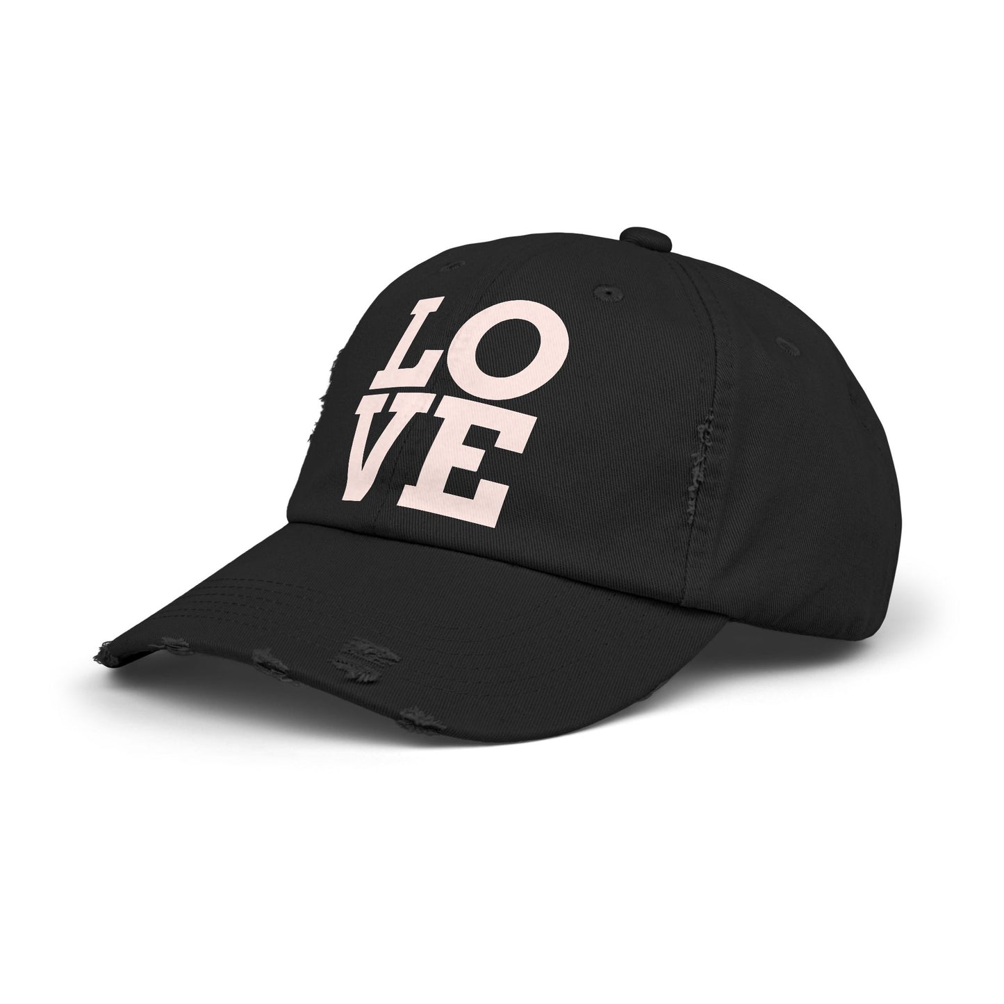 LOVE Unisex Distressed Cap