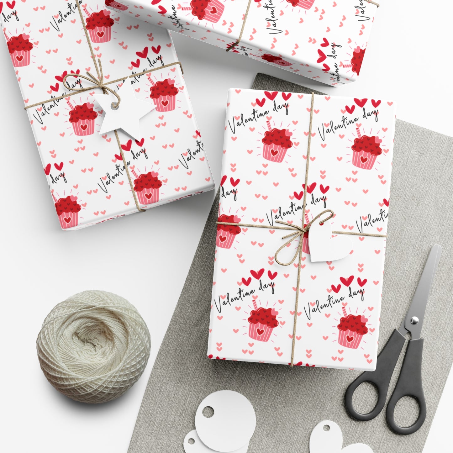 Valentine's Day Sweets Gift Wrap Papers