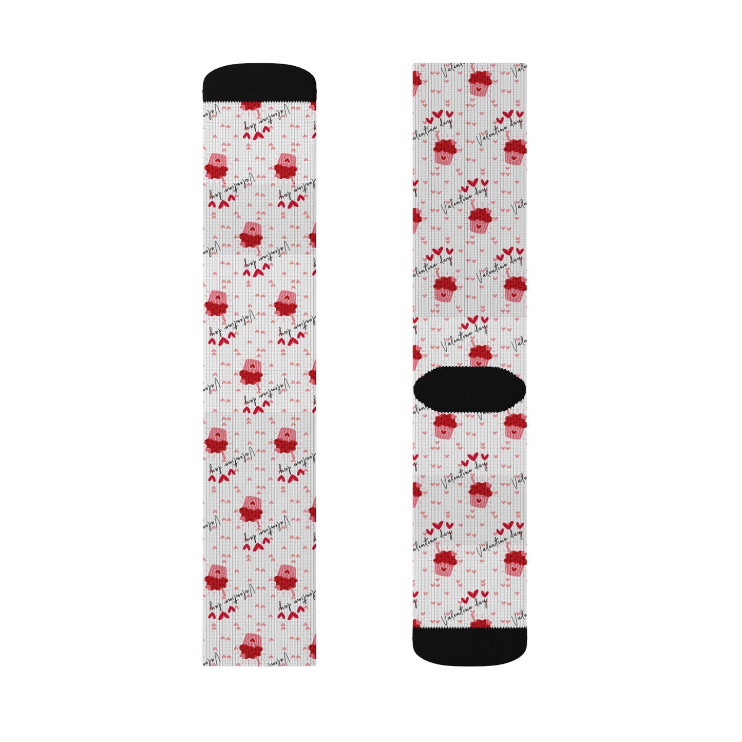 Valentine's Day Sweets Sublimation Socks