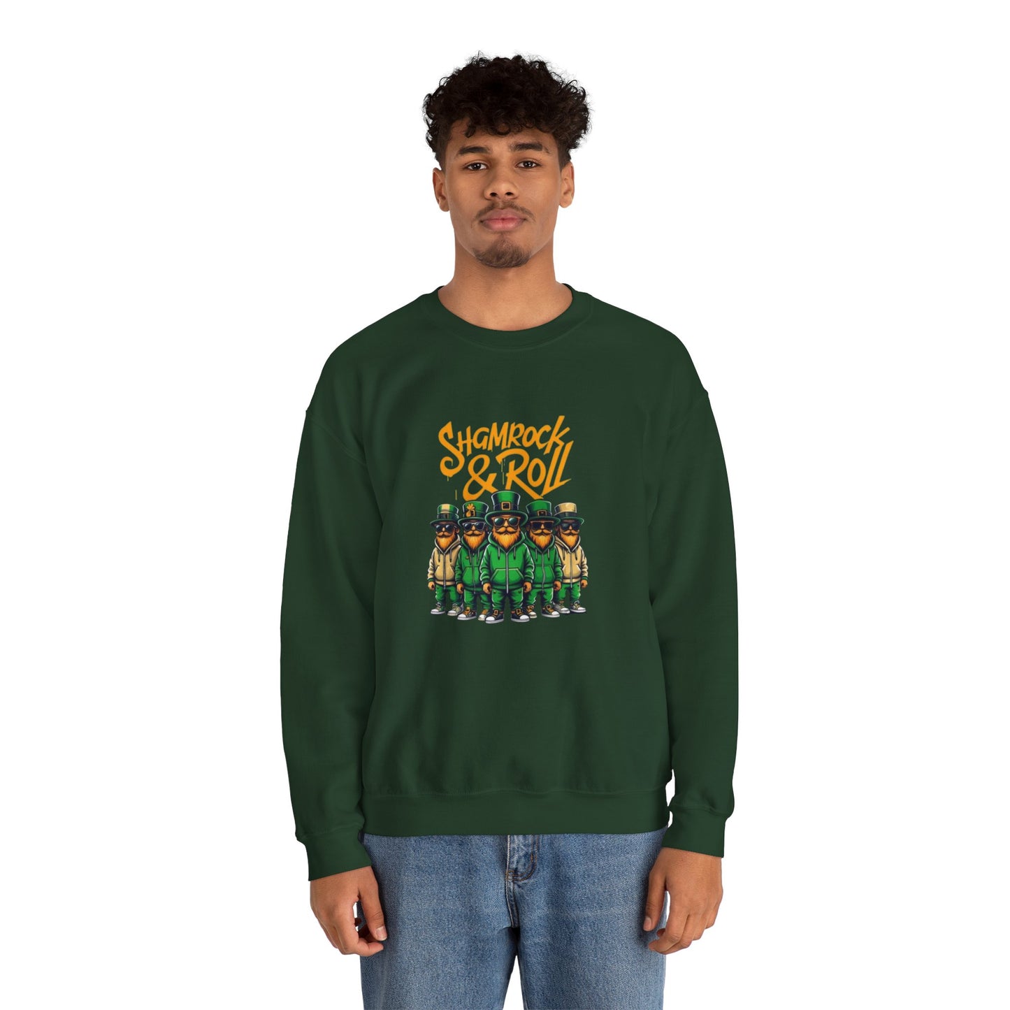 Shamrock & Roll Unisex Heavy Blend™ Crewneck Sweatshirt