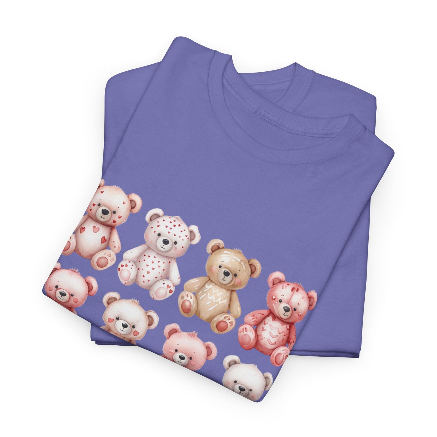 Teddy Bear Party - Valentine's Day Unisex Heavy Cotton Tee