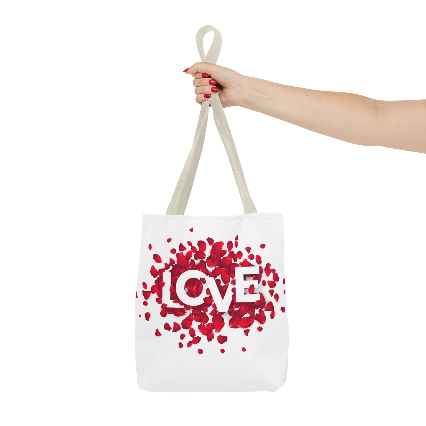 Love Rose Tote Bag (13" x 13")