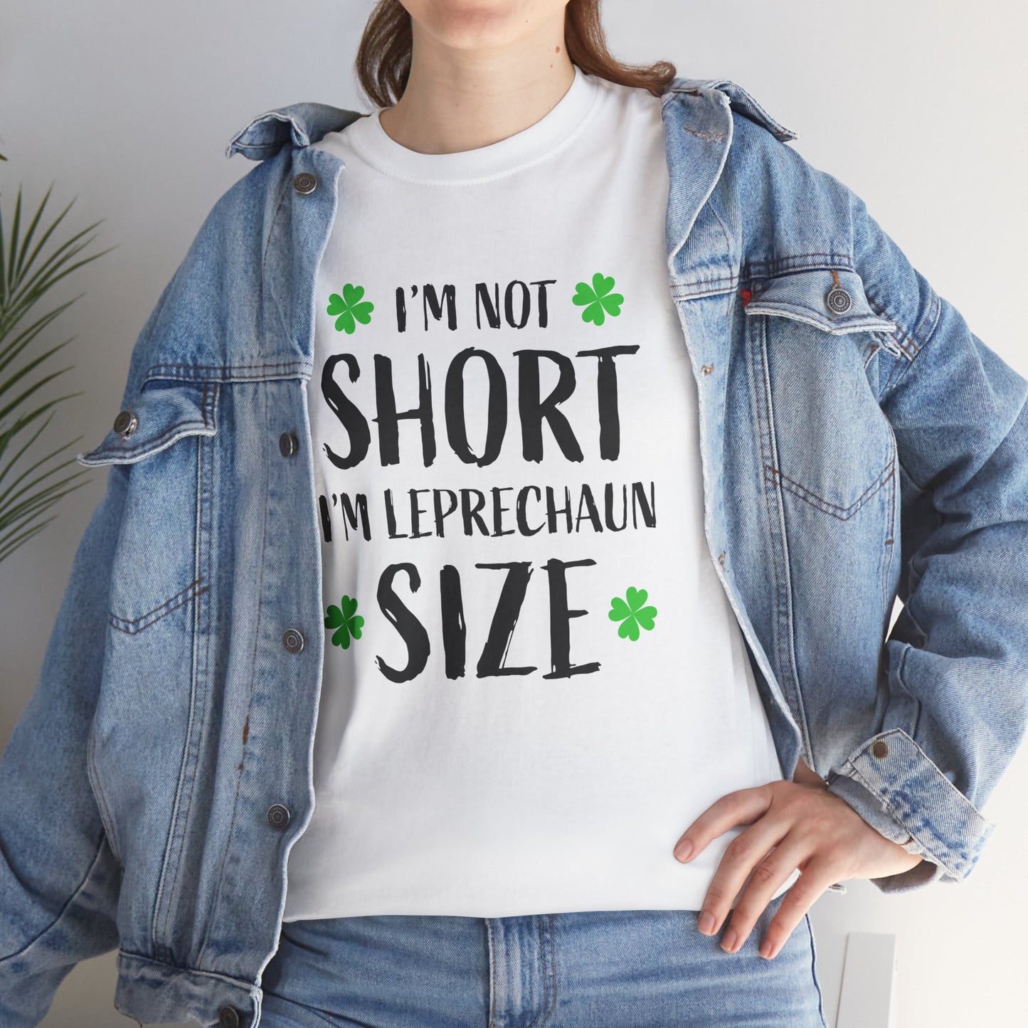 Leprechaun Size Unisex Heavy Cotton Tee