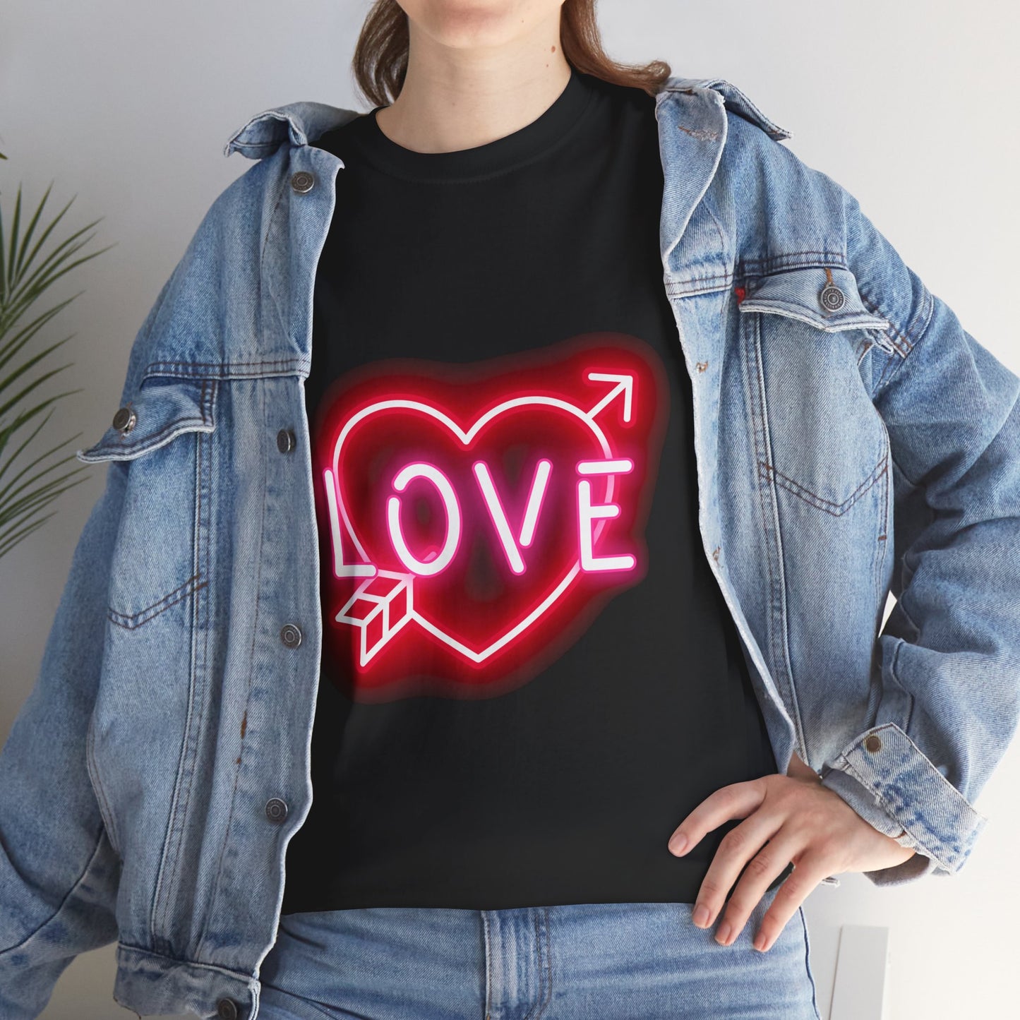 Neon Love Unisex Heavy Cotton Tee