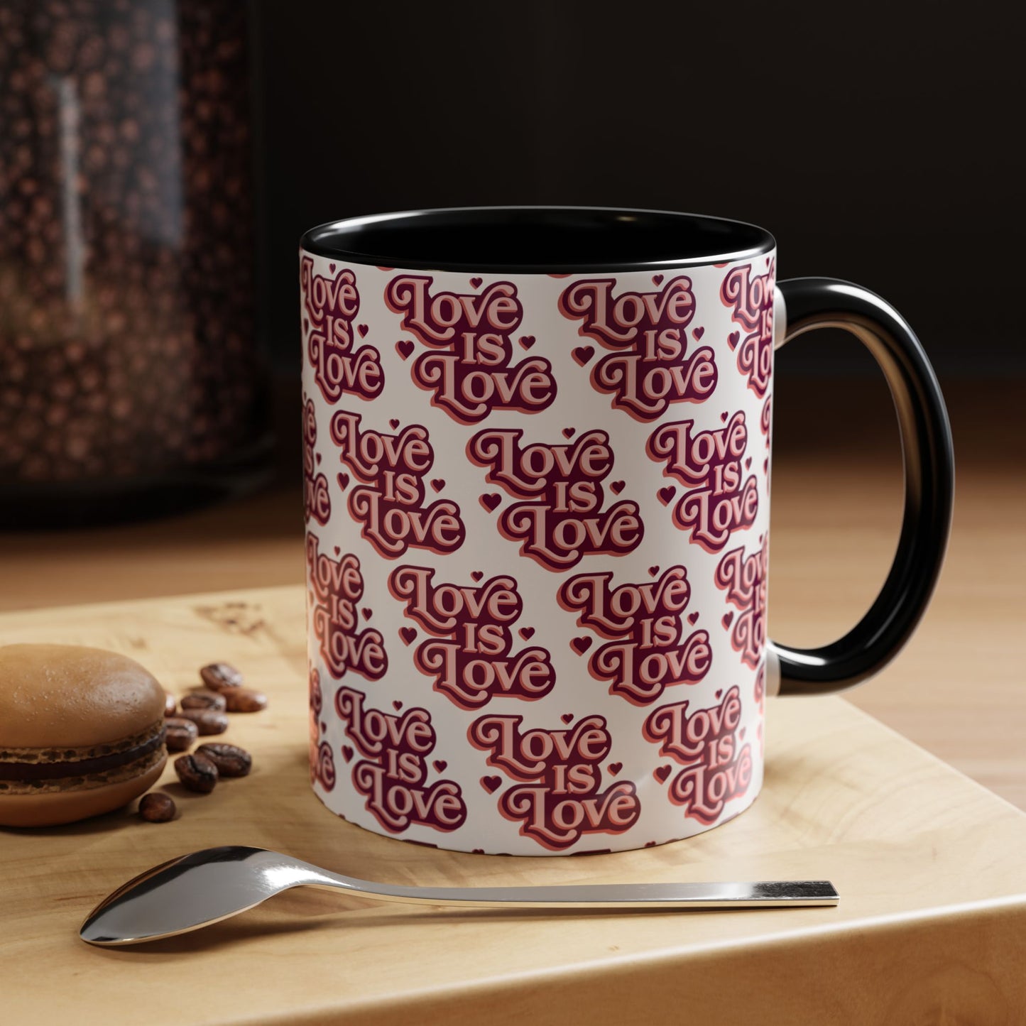 Love is Love Accent Coffee Mug (11 oz)