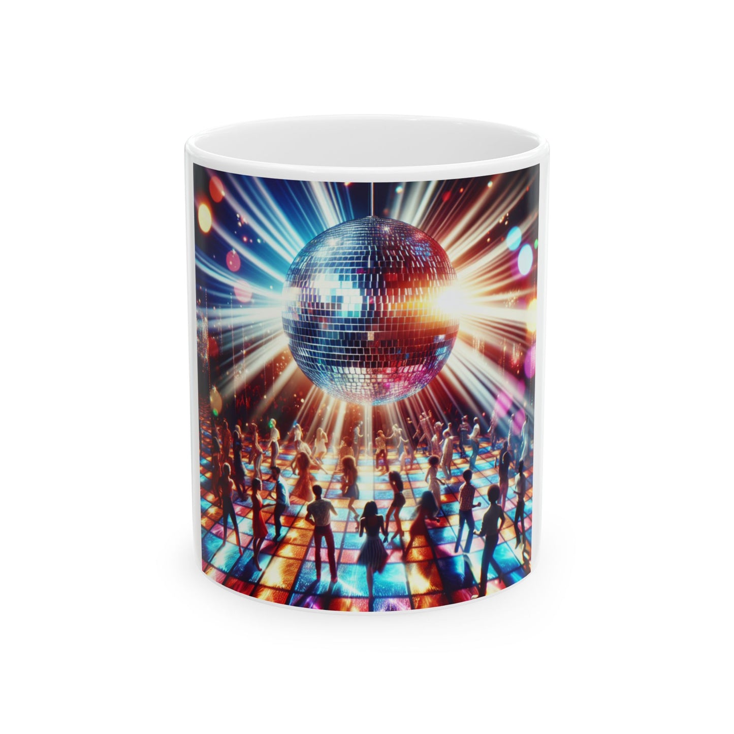 Disco Ceramic Mug, (11oz, 15oz)