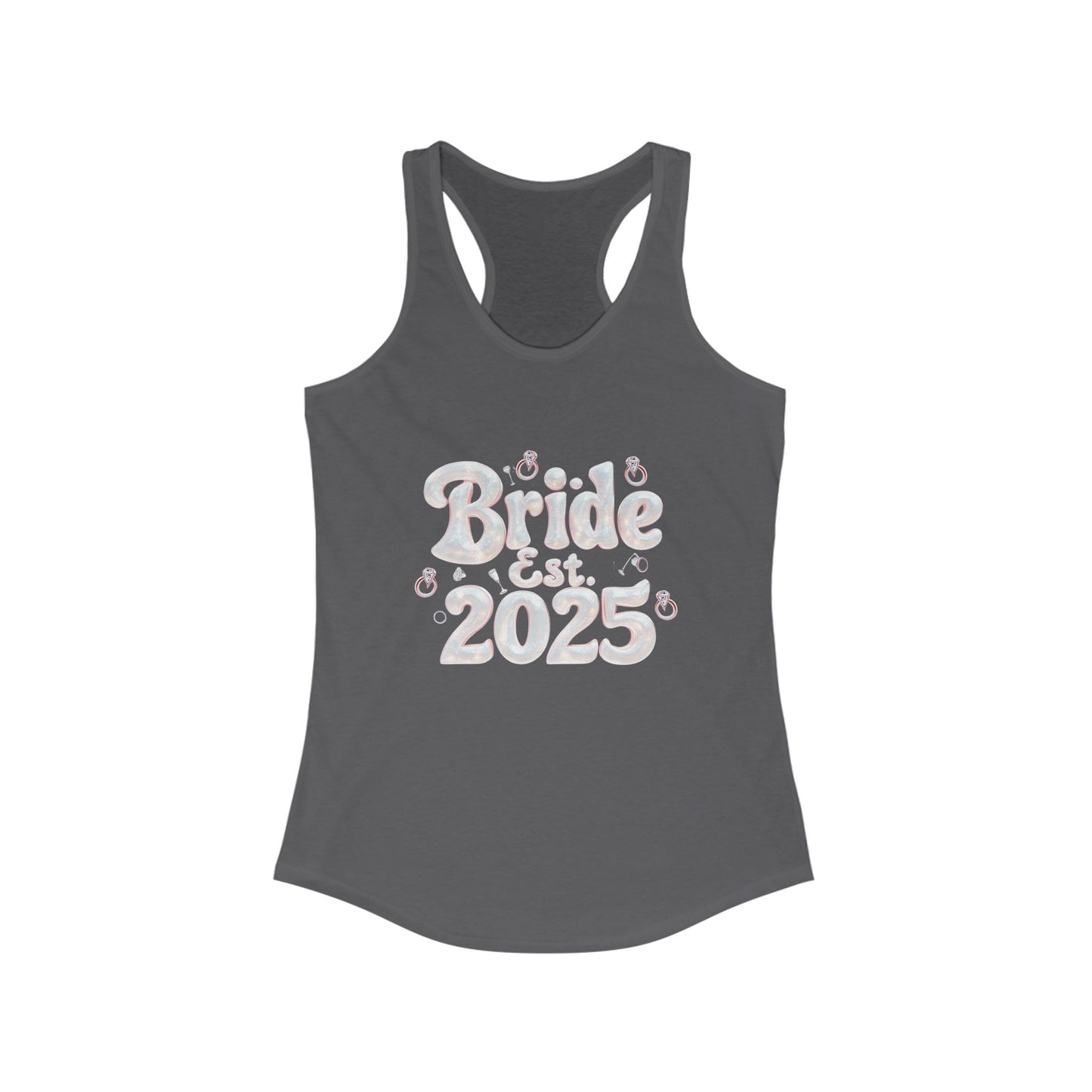 Pearl Cloud - Bride Women's Ideal Racerback Tank