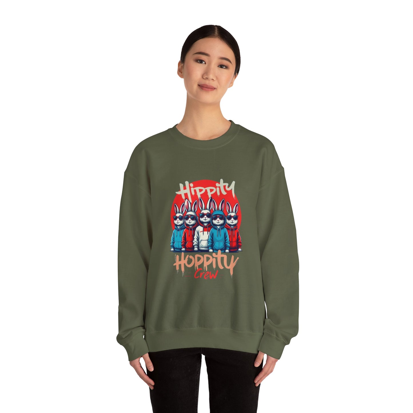 Hippity Hoppity Crew Unisex Heavy Blend™ Crewneck Sweatshirt