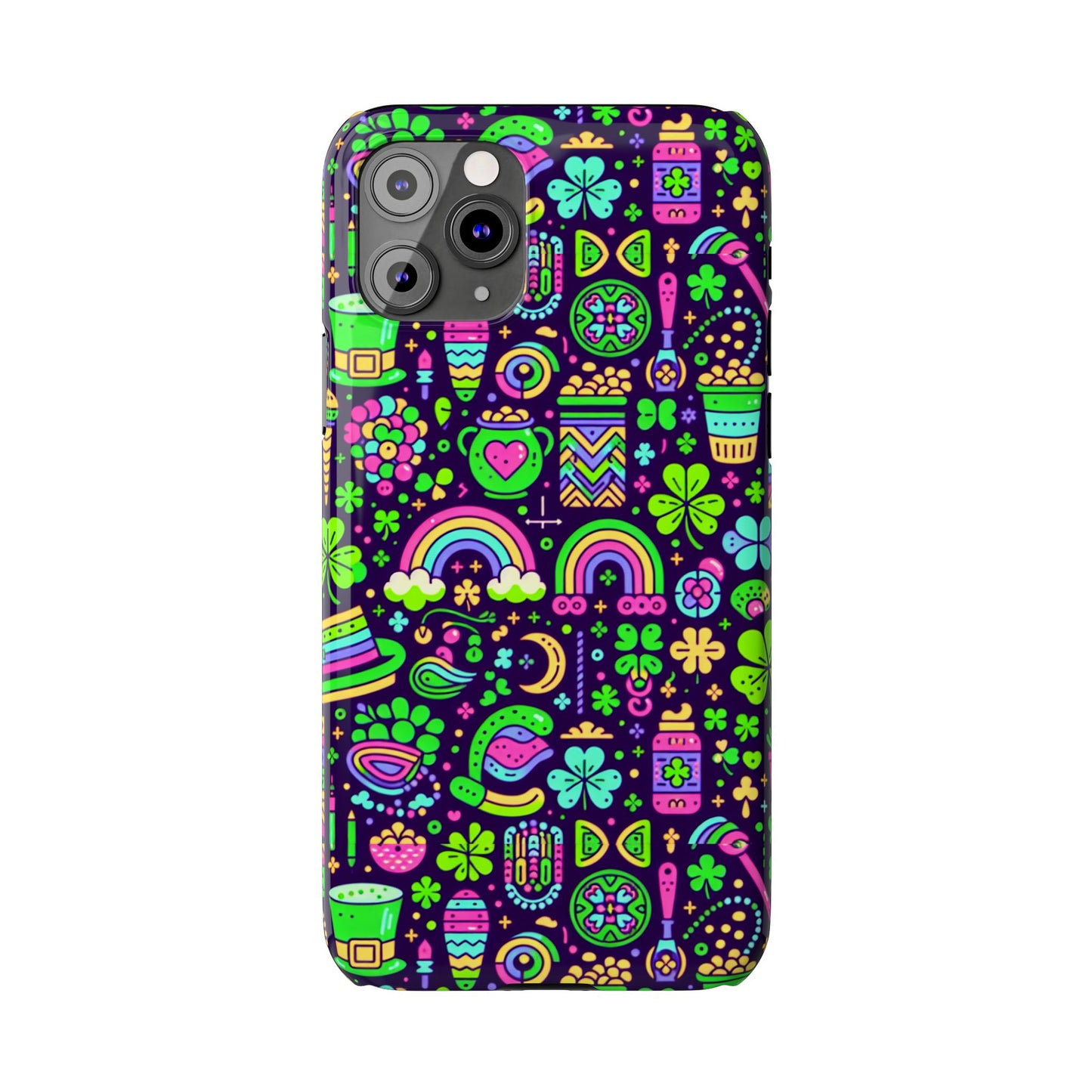 Day-Glo Clover Slim Phone Cases