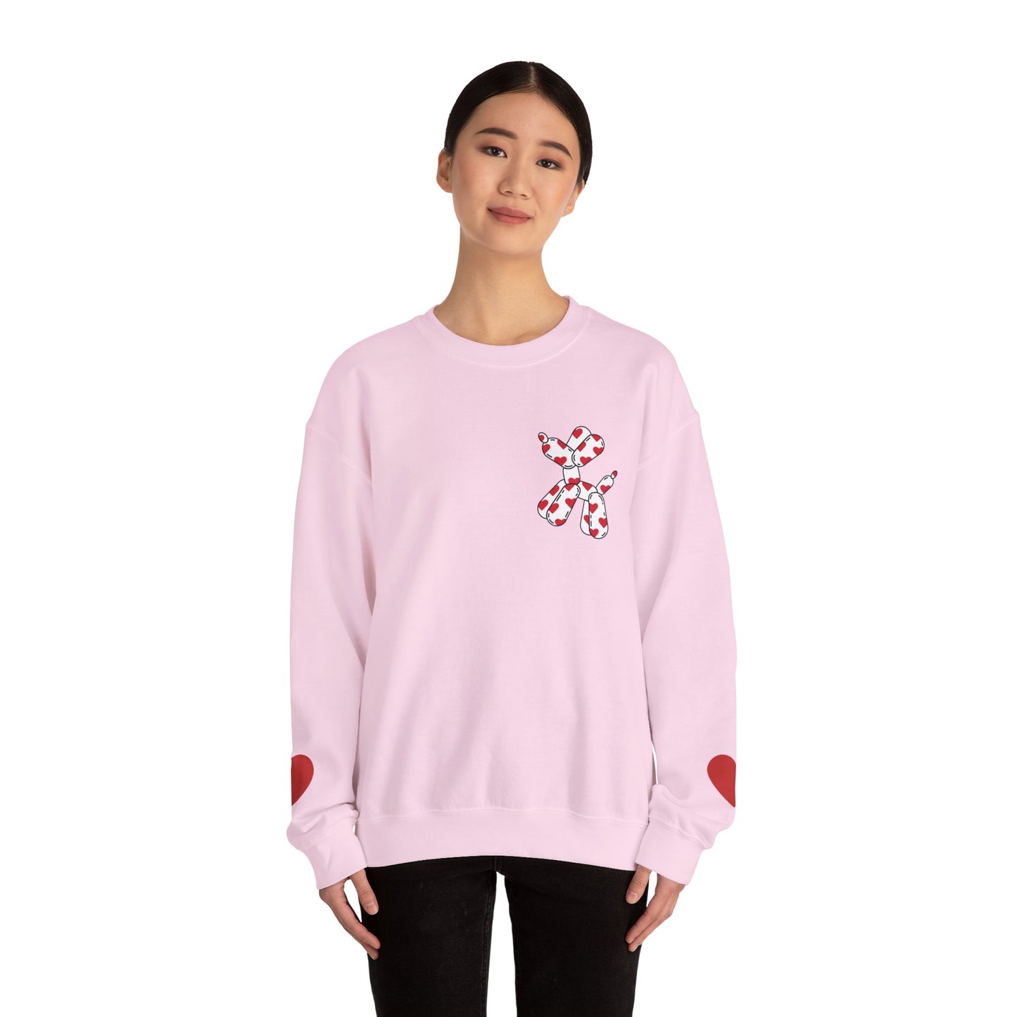 Balloon Dog Heart Unisex Heavy Blend™ Crewneck Sweatshirt