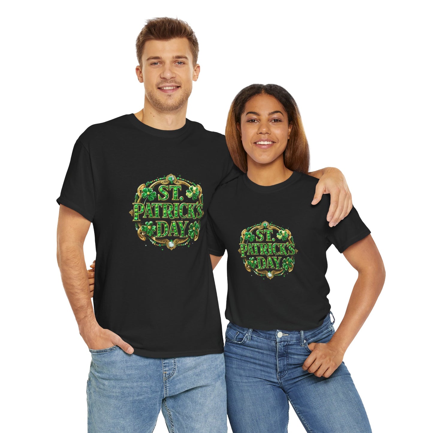 Glitzy Green Unisex Heavy Cotton Tee