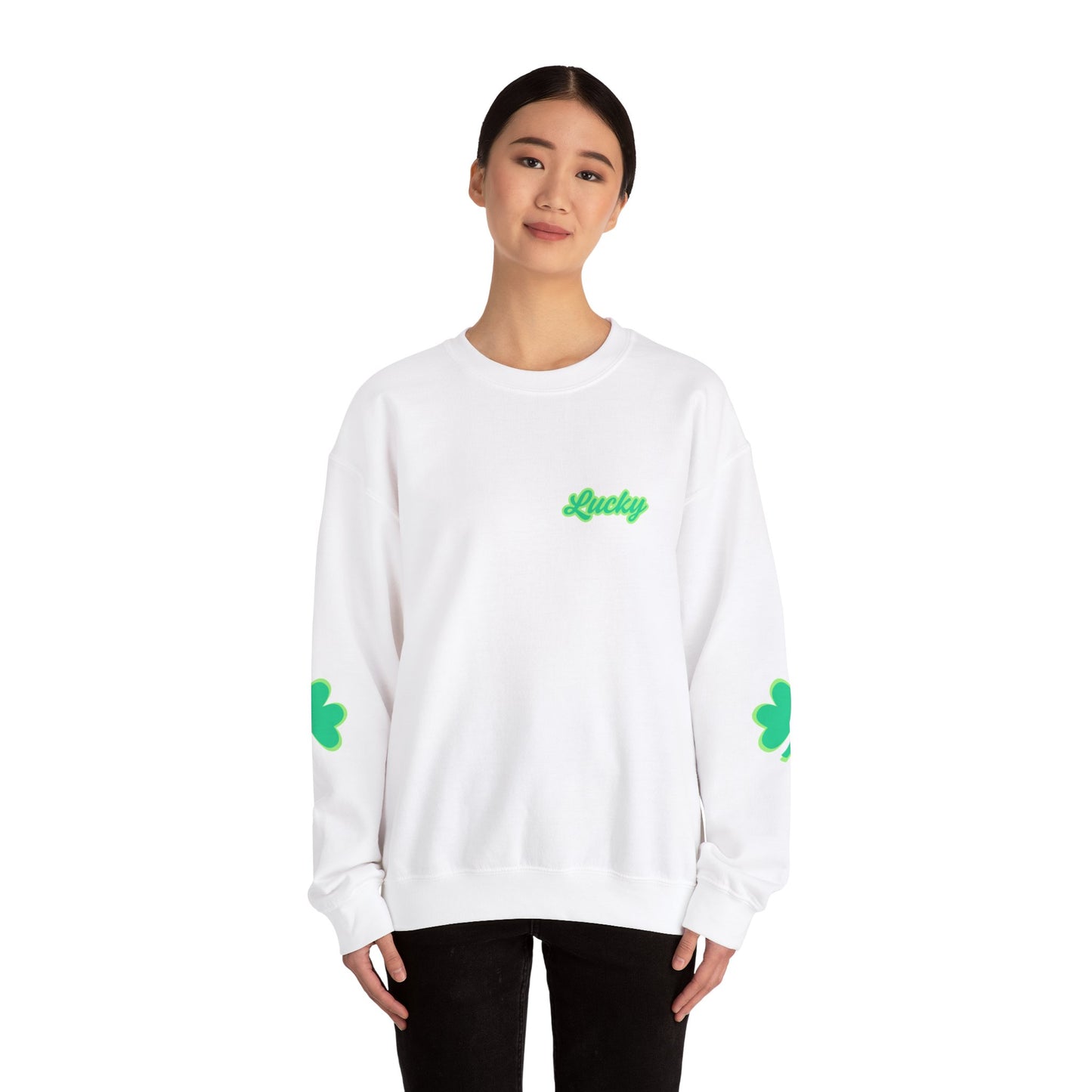 Glowin’ Green Unisex Heavy Blend™ Crewneck Sweatshirt