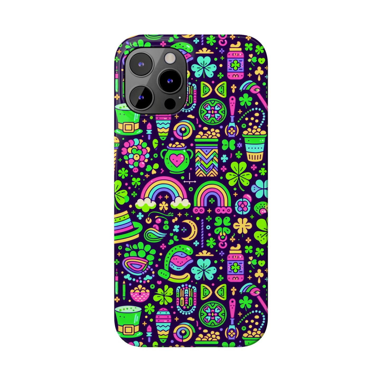 Day-Glo Clover Slim Phone Cases