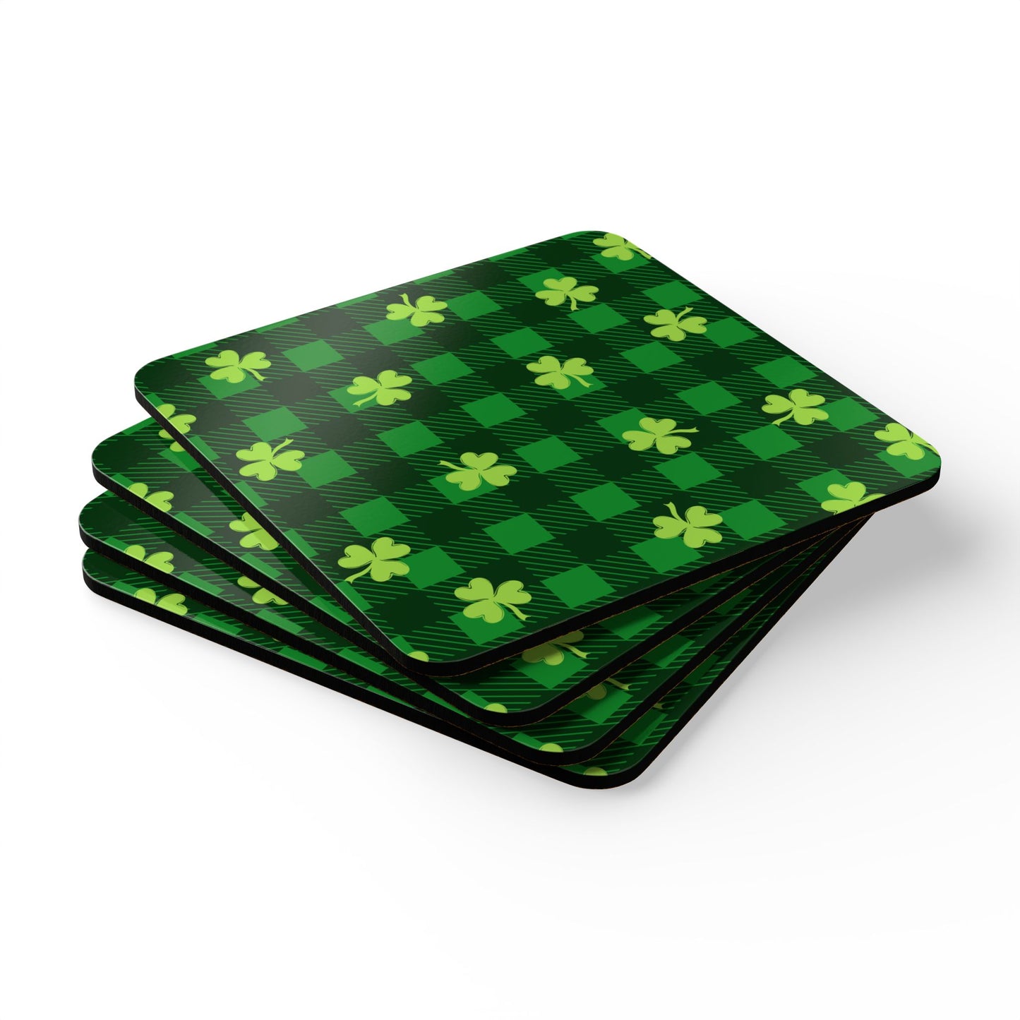 Shamrock Corkwood Coaster Set