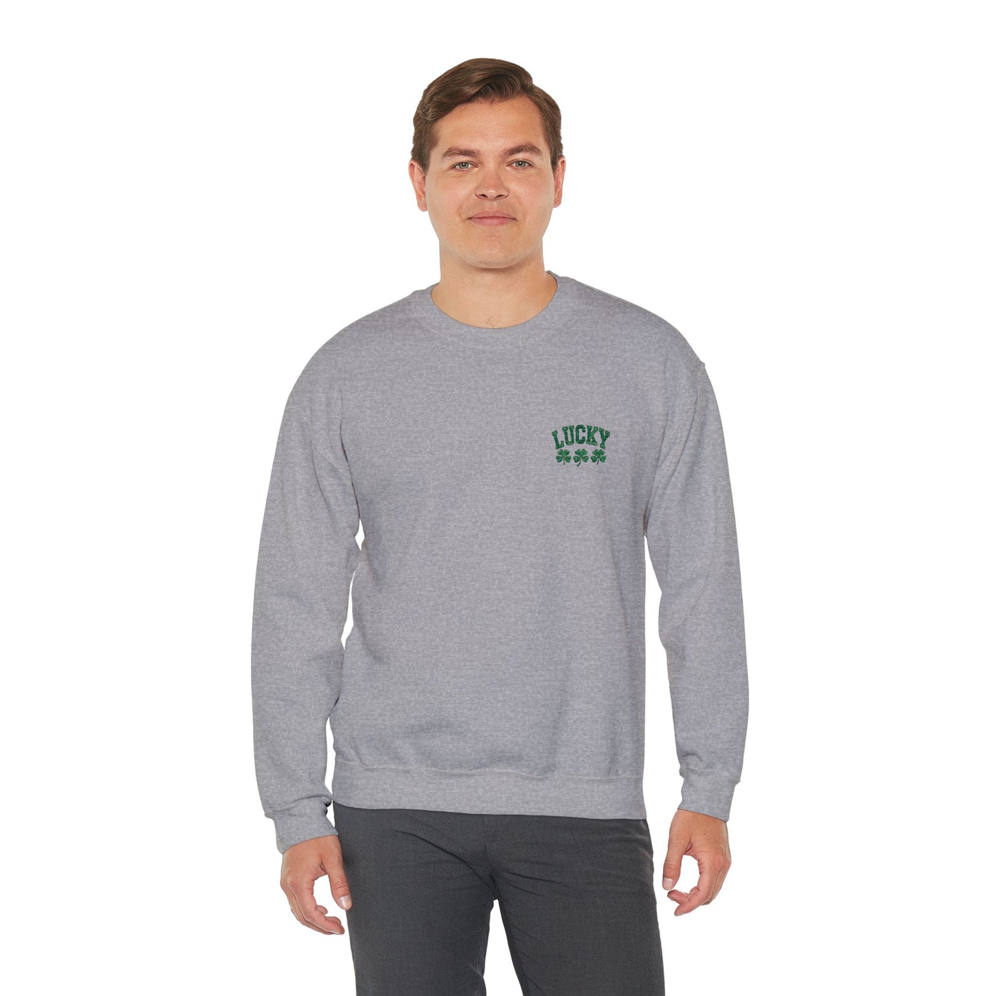 Lucky (embroidered) Unisex Heavy Blend™ Crewneck Sweatshirt