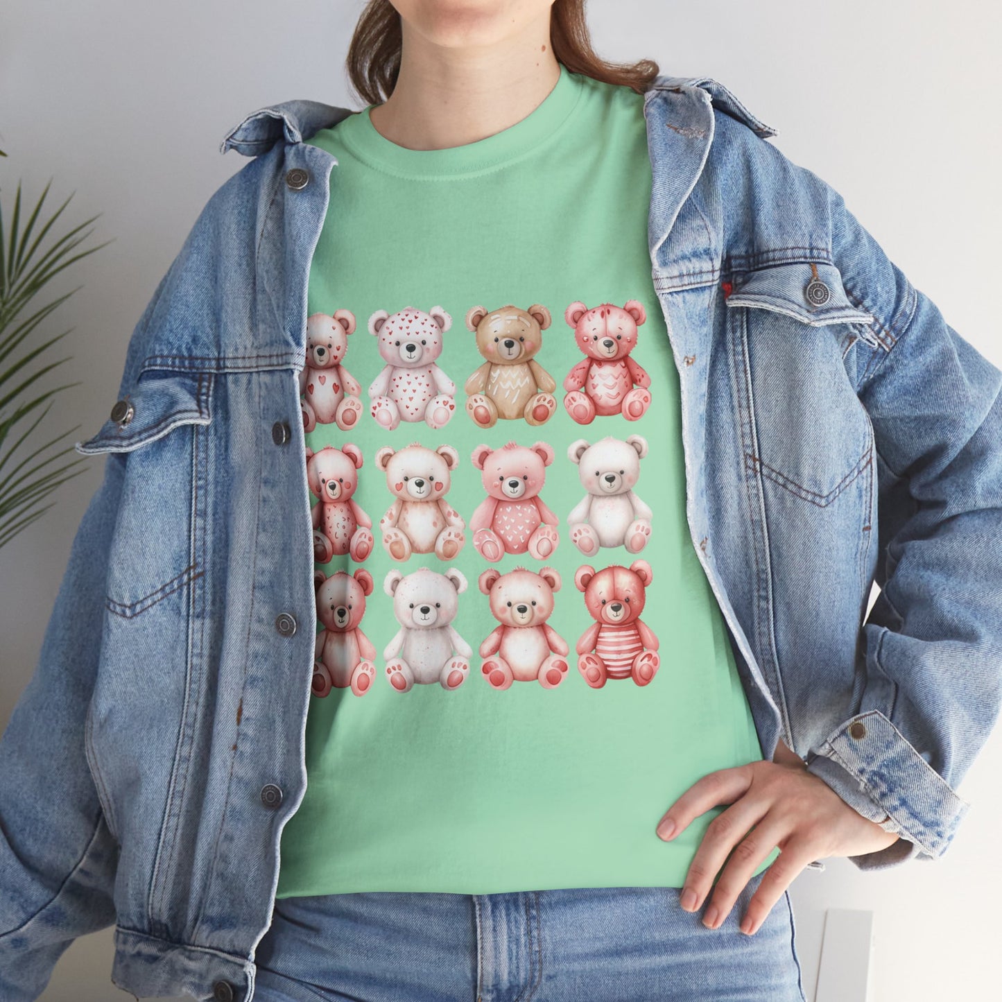 Teddy Bear Party - Valentine's Day Unisex Heavy Cotton Tee