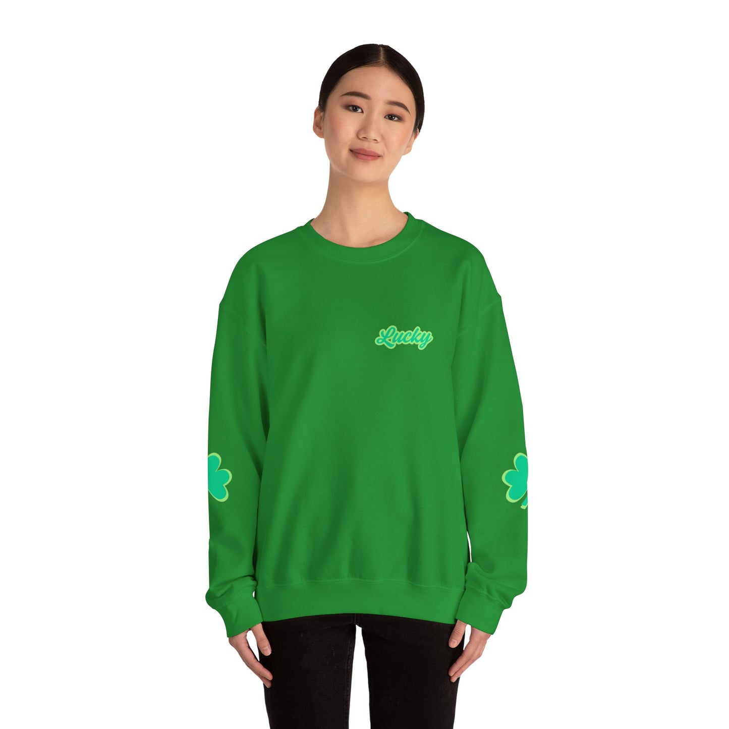 Glowin’ Green Unisex Heavy Blend™ Crewneck Sweatshirt