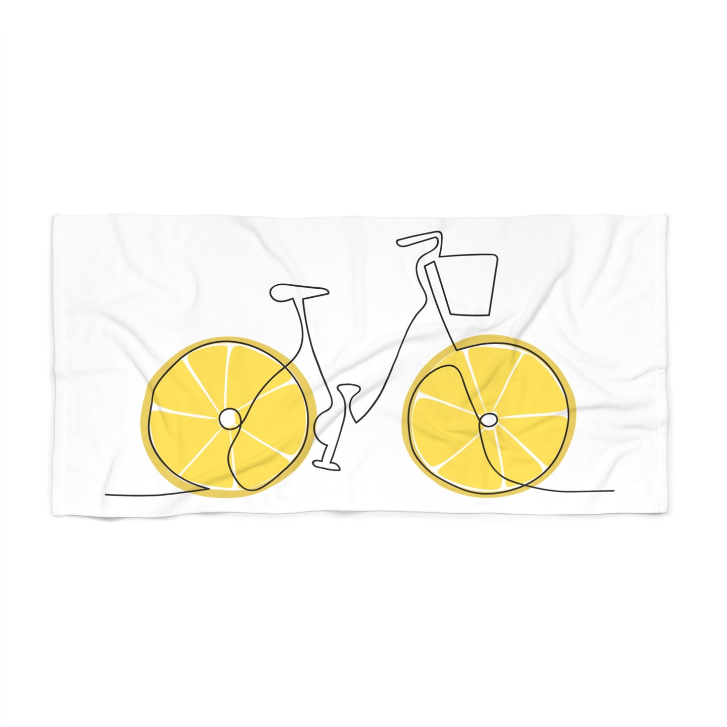 Lemoncycle Beach Towel