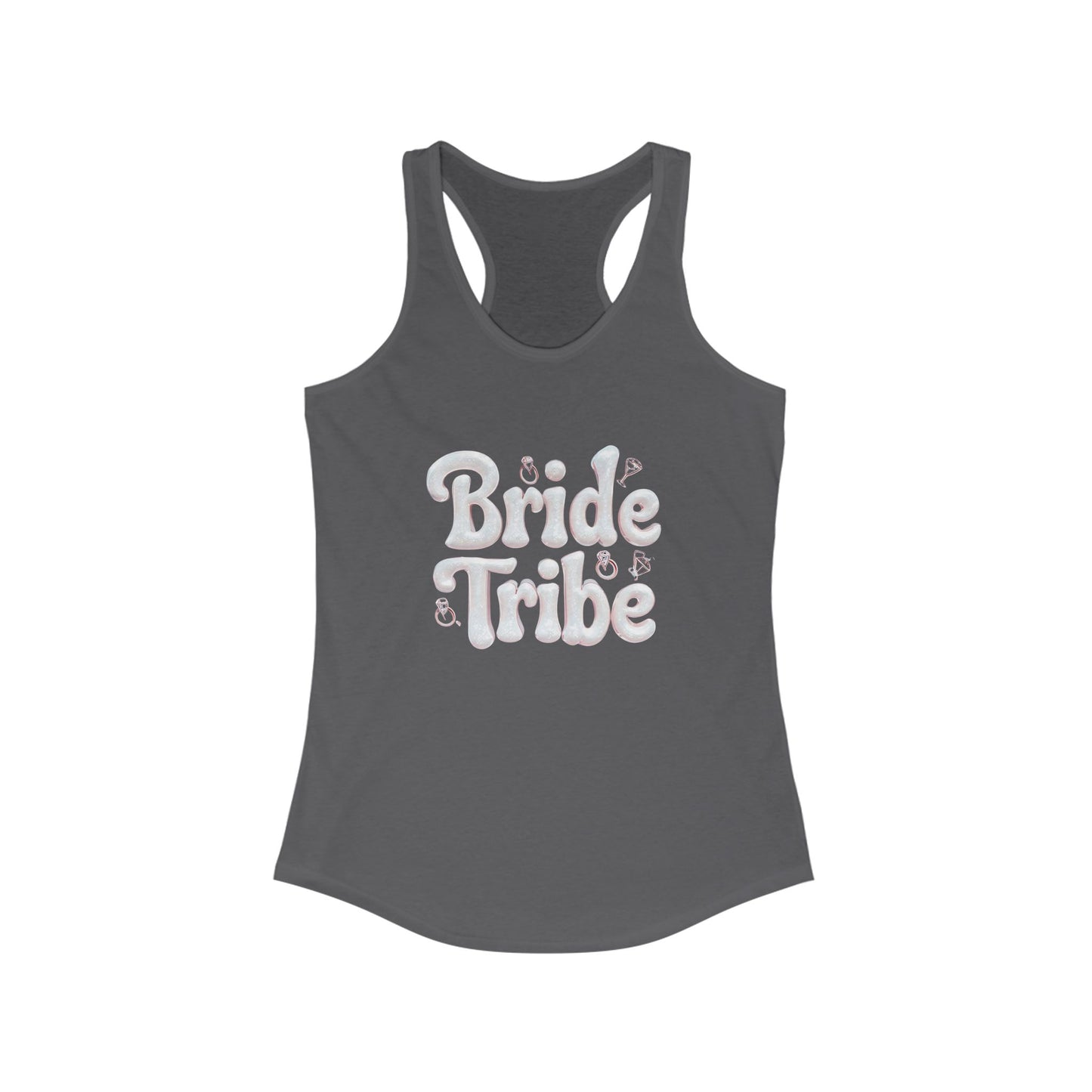 Pearl Cloud - Bride Tribe Women's Ideal Racerback Tank