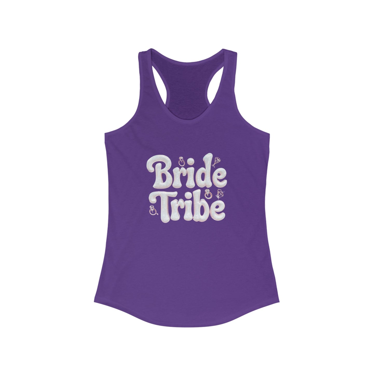 Pearl Cloud - Bride Tribe Women's Ideal Racerback Tank