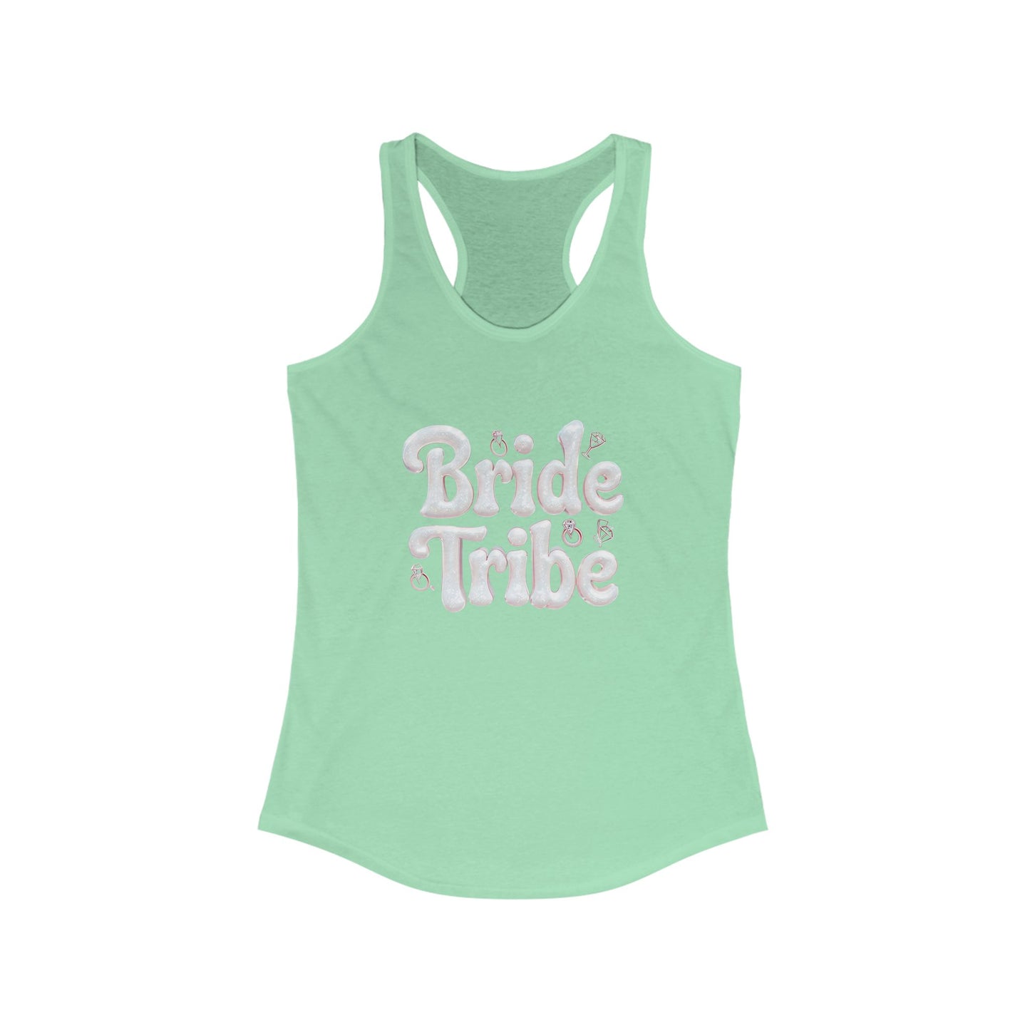 Pearl Cloud - Bride Tribe Women's Ideal Racerback Tank