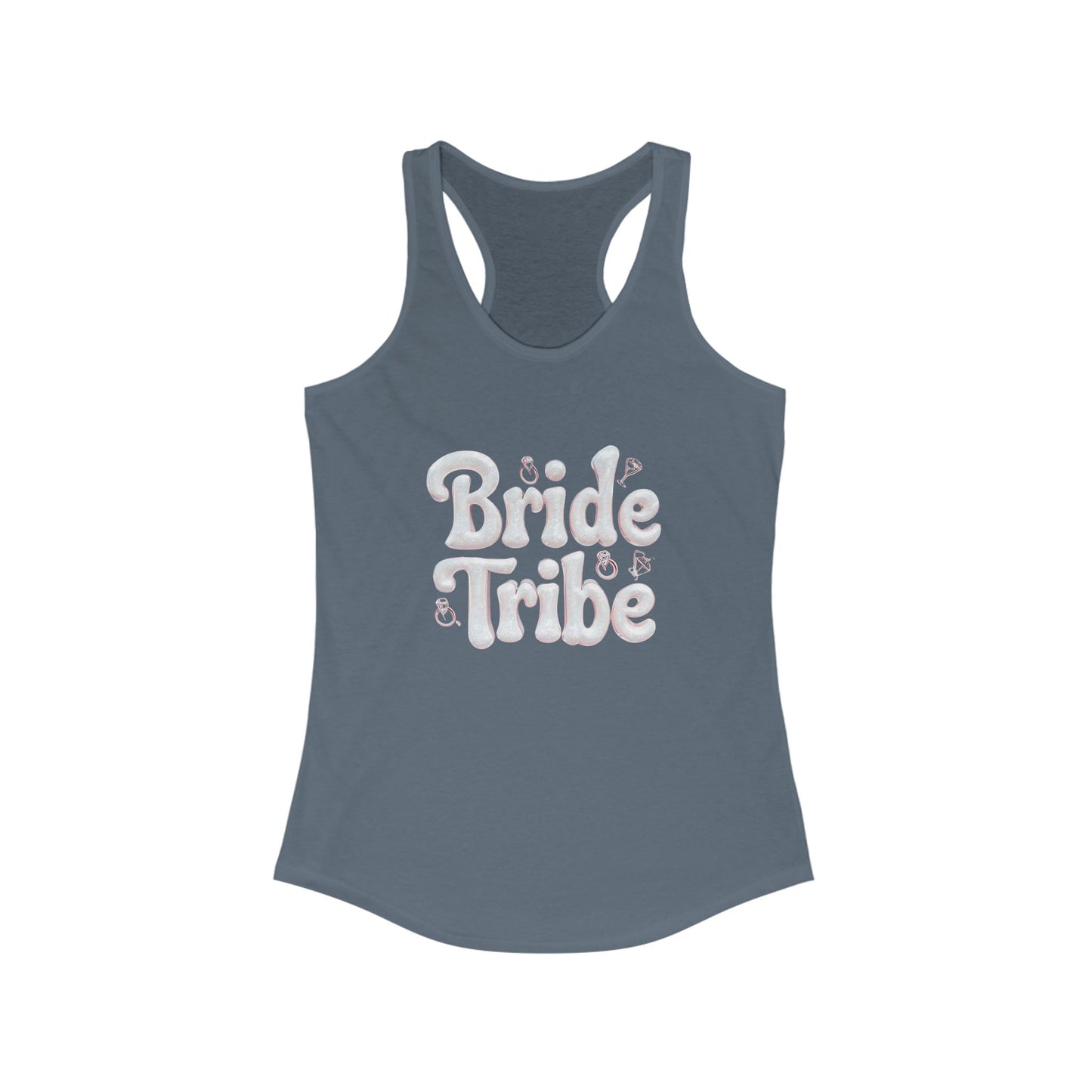 Pearl Cloud - Bride Tribe Women's Ideal Racerback Tank