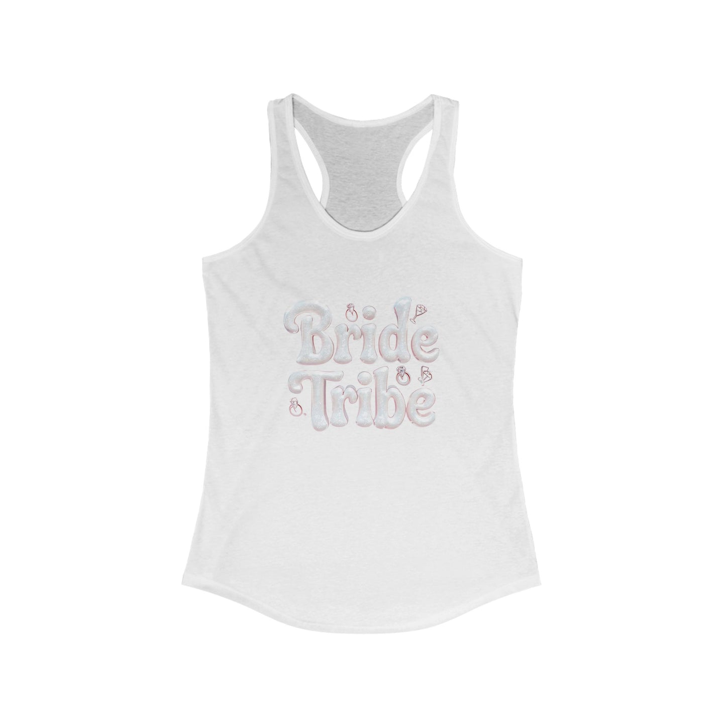 Pearl Cloud - Bride Tribe Women's Ideal Racerback Tank