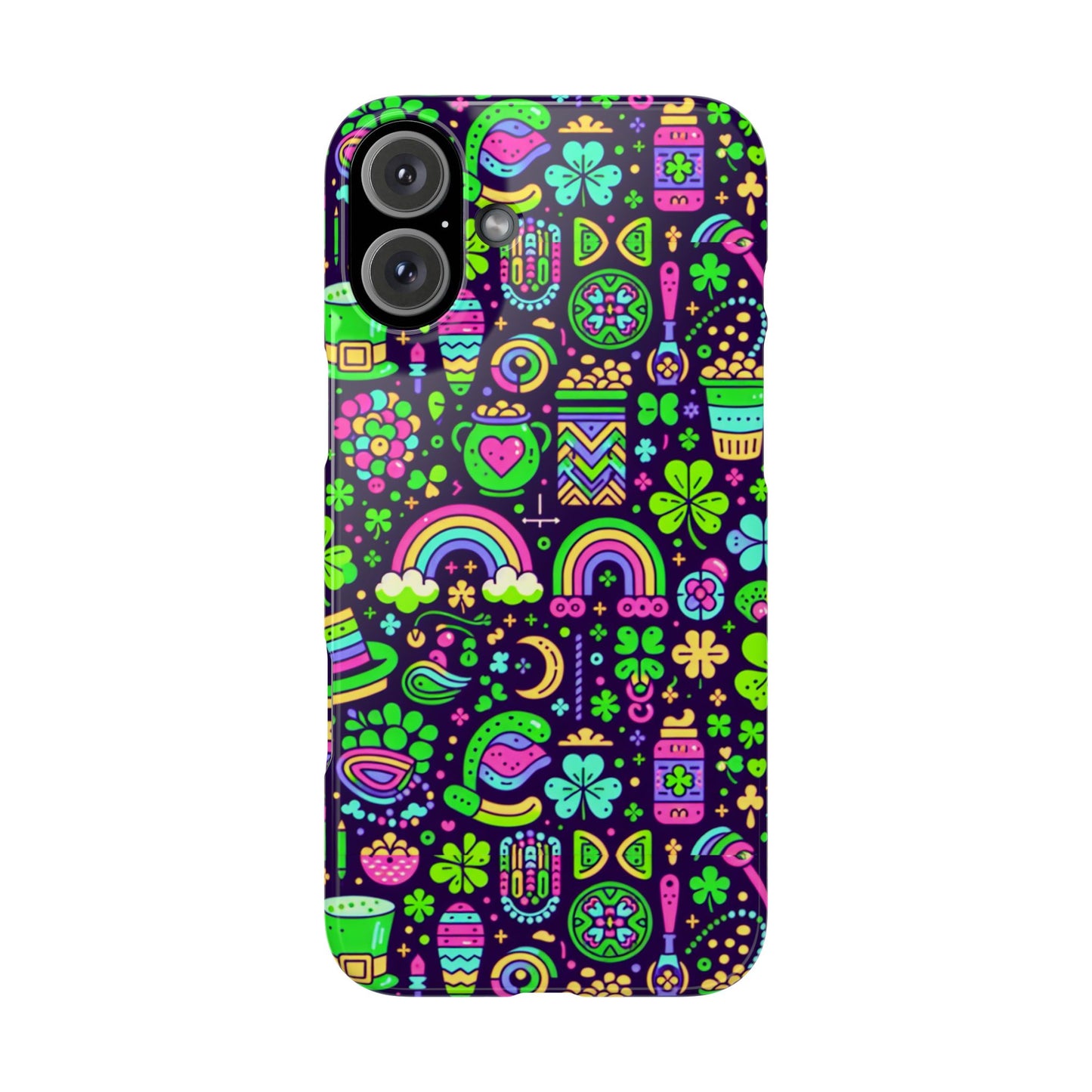 Day-Glo Clover Slim Phone Cases