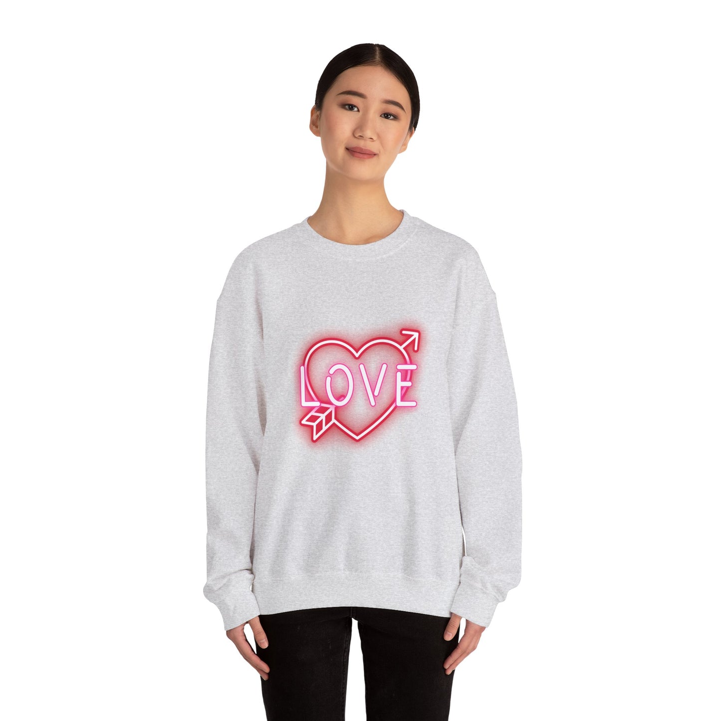 Neon Love Unisex Heavy Blend™ Crewneck Sweatshirt