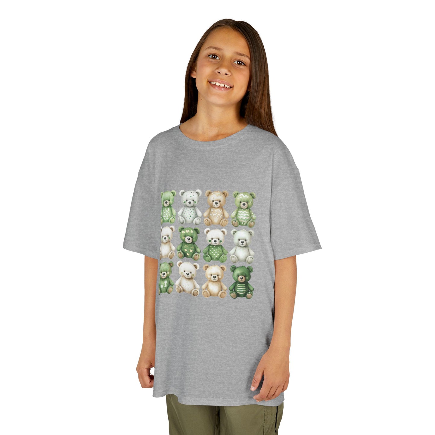 Teddy Bear Party - St. Patrick's Day Kids Heavy Cotton™ Tee