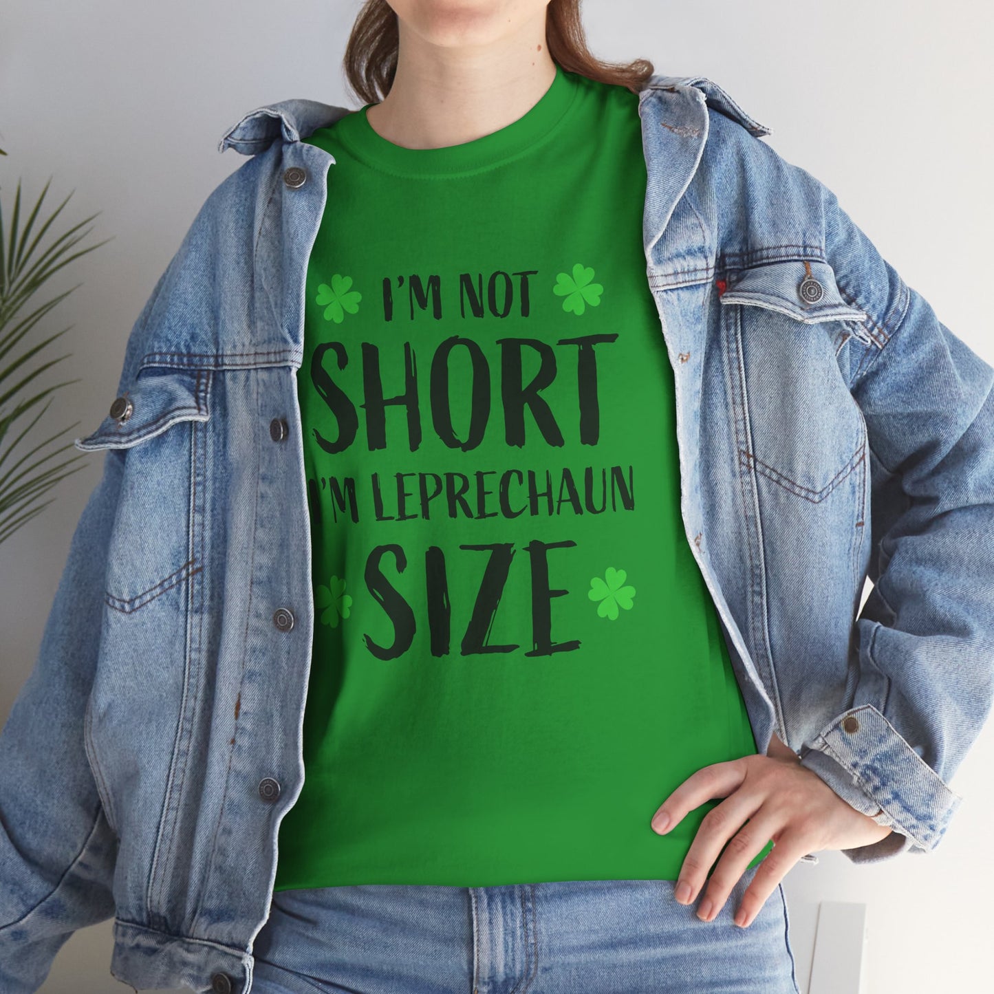 Leprechaun Size Unisex Heavy Cotton Tee