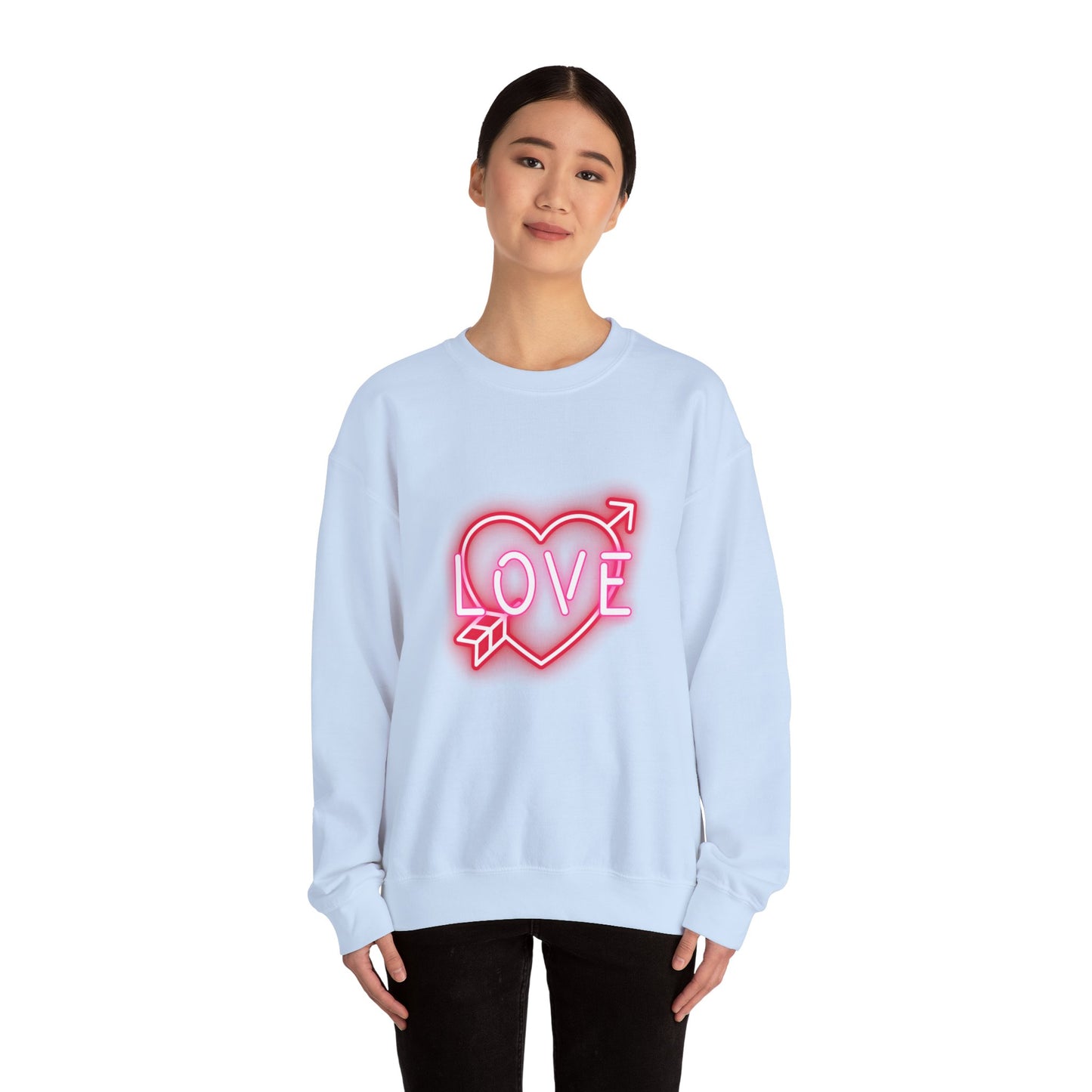 Neon Love Unisex Heavy Blend™ Crewneck Sweatshirt