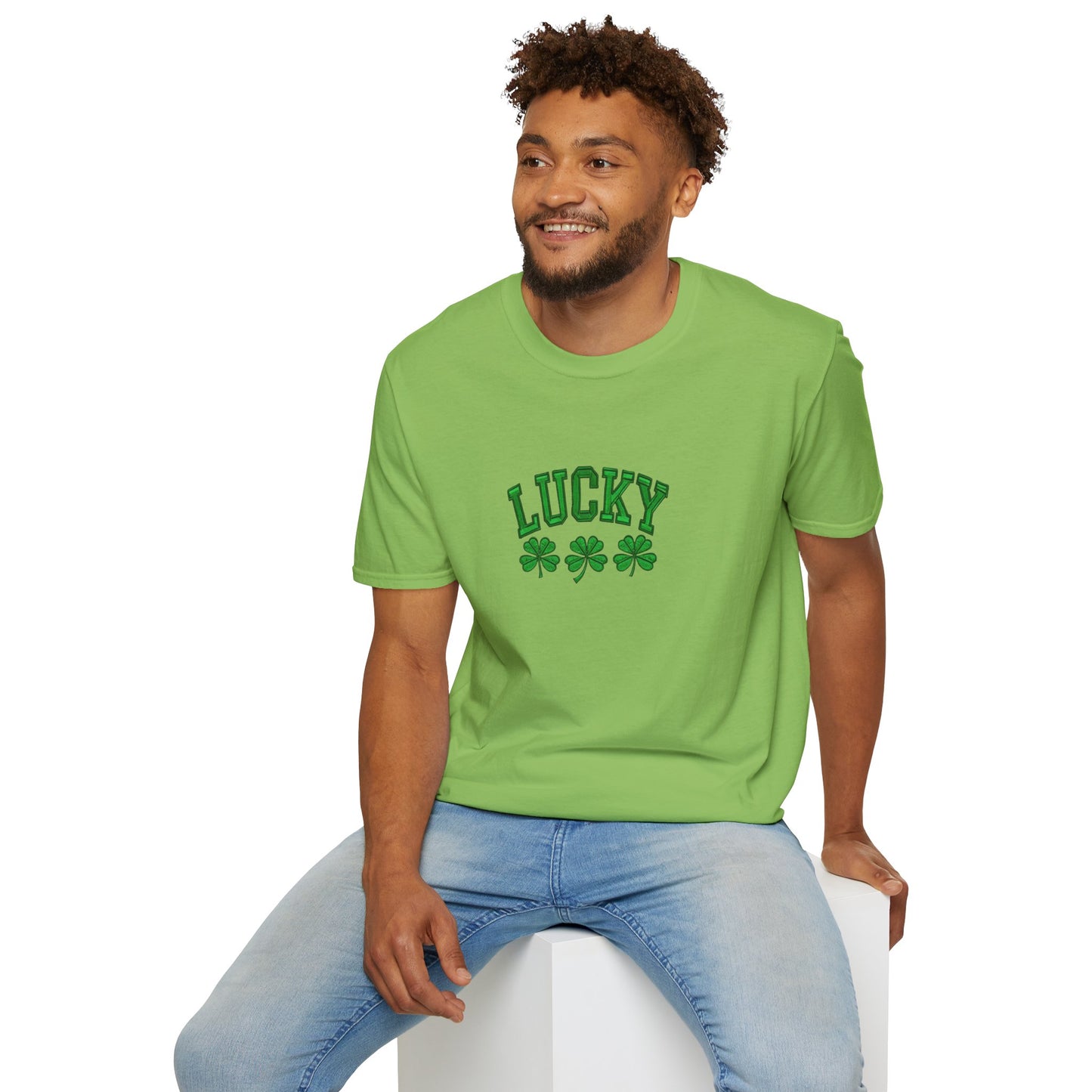 Lucky (print) Unisex Softstyle T-Shirt