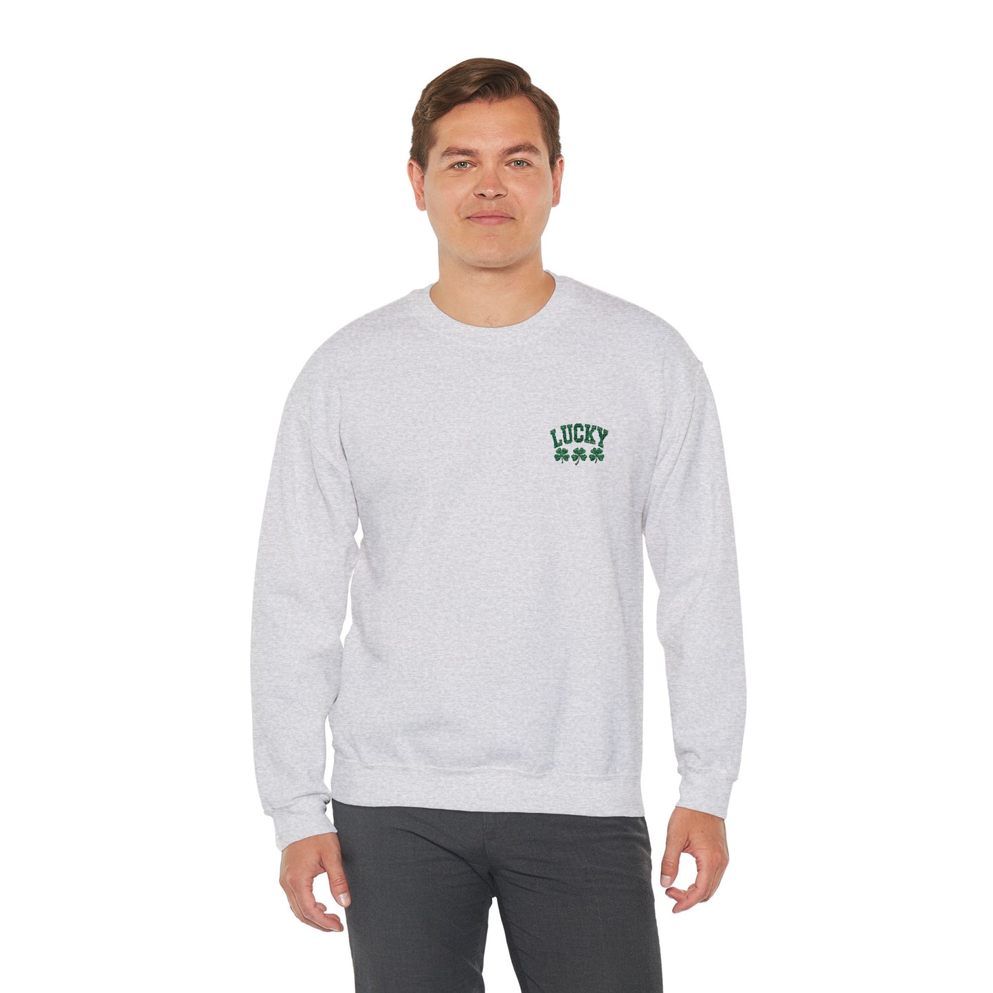 Lucky (embroidered) Unisex Heavy Blend™ Crewneck Sweatshirt