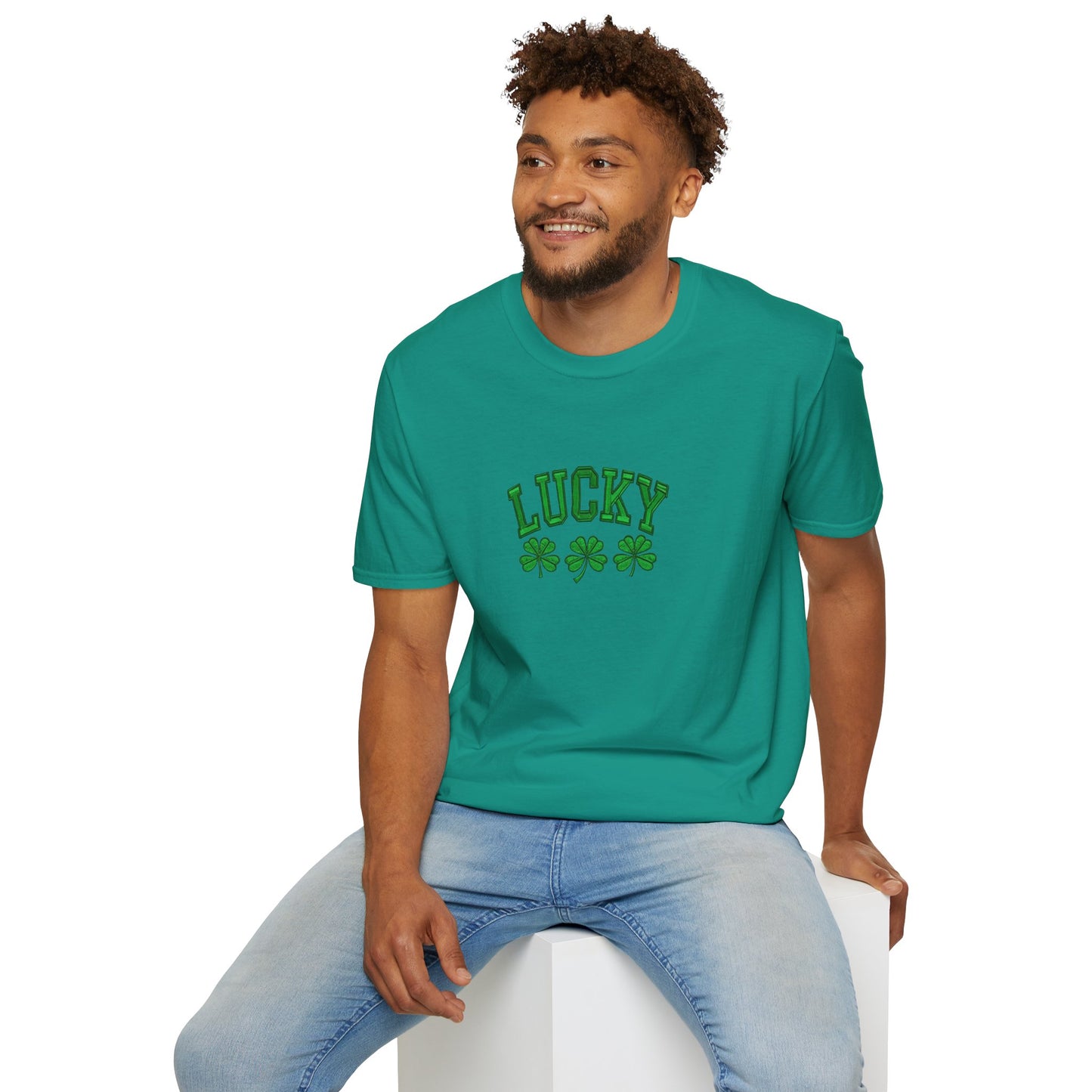 Lucky (print) Unisex Softstyle T-Shirt