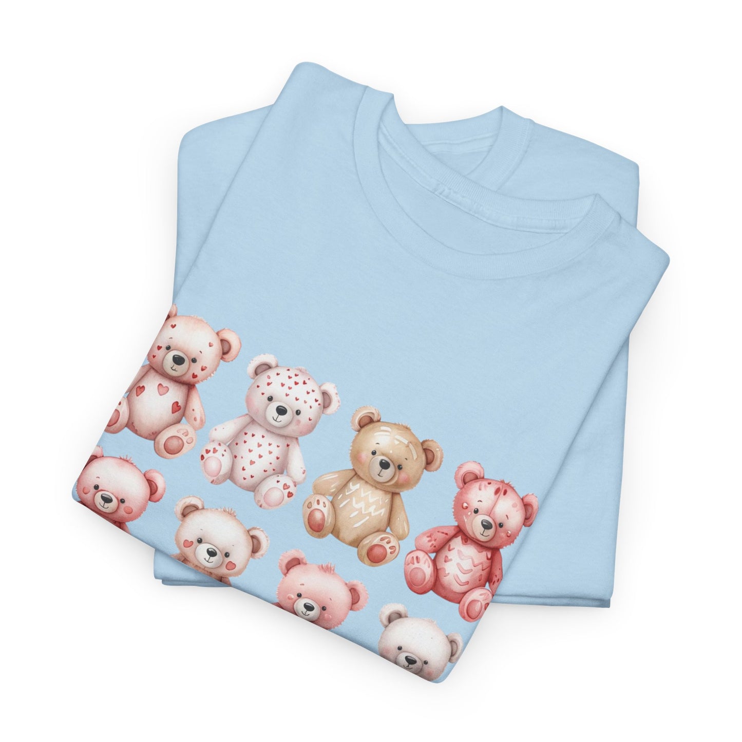 Teddy Bear Party - Valentine's Day Unisex Heavy Cotton Tee