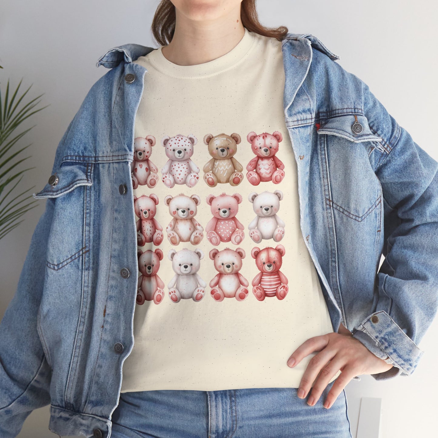 Teddy Bear Party - Valentine's Day Unisex Heavy Cotton Tee