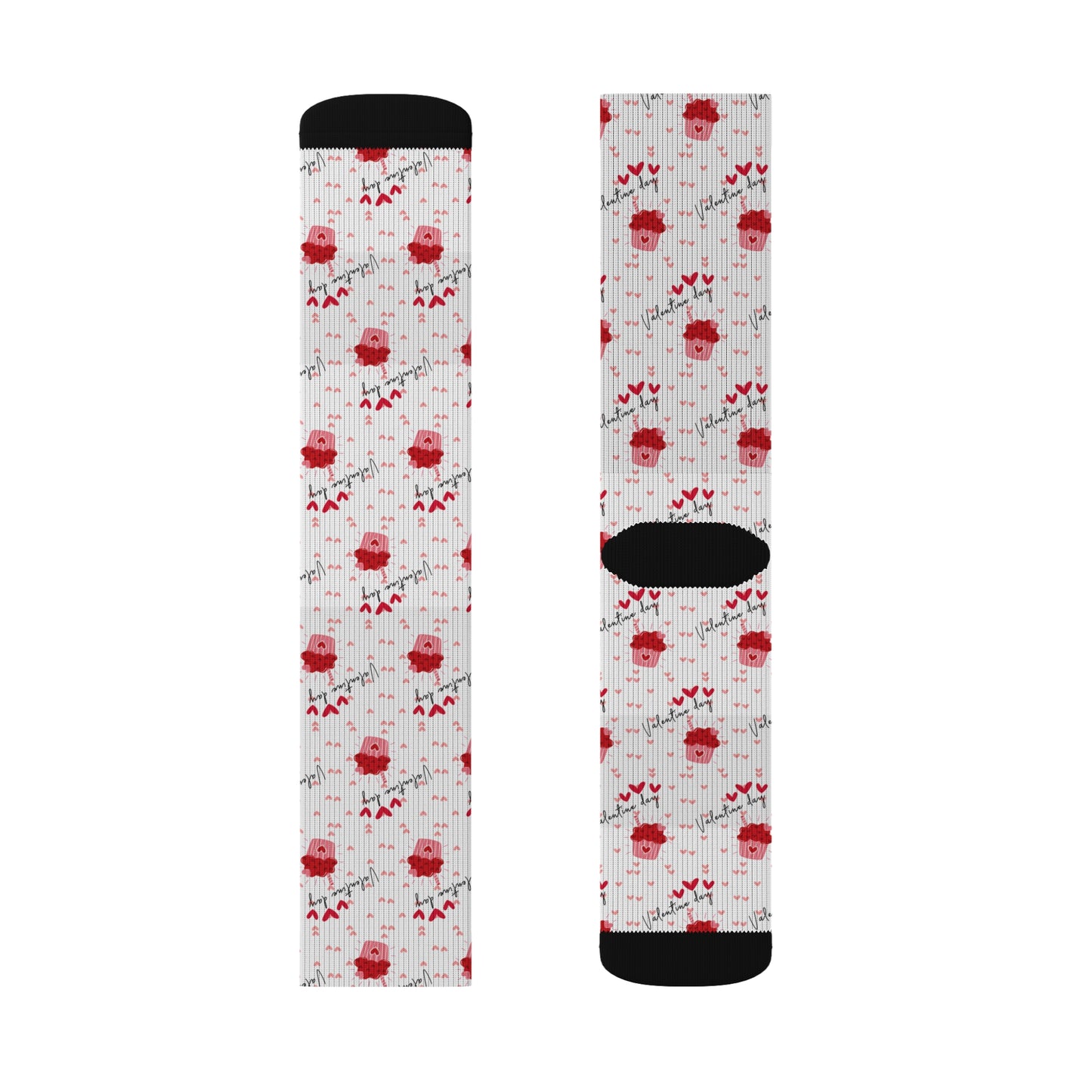 Valentine's Day Sweets Sublimation Socks