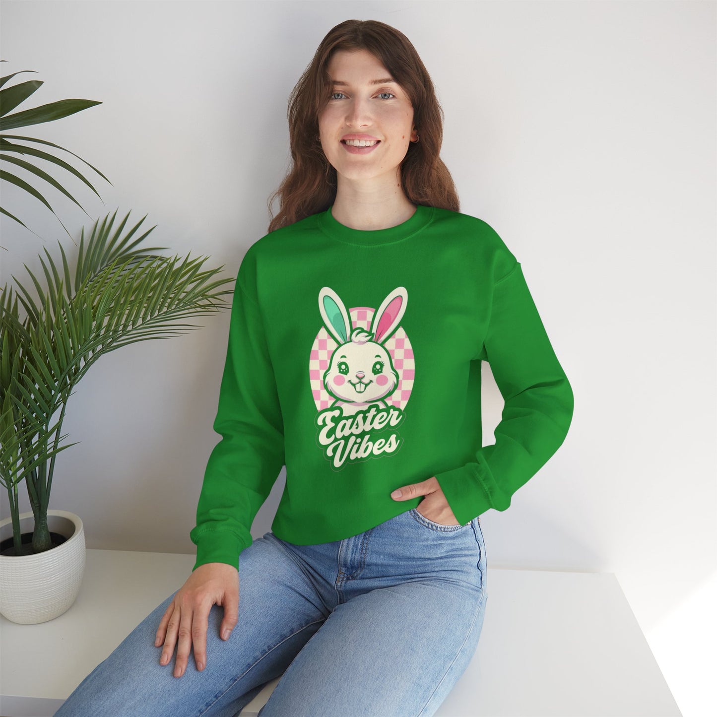 Easter Vibes Unisex Heavy Blend™ Crewneck Sweatshirt