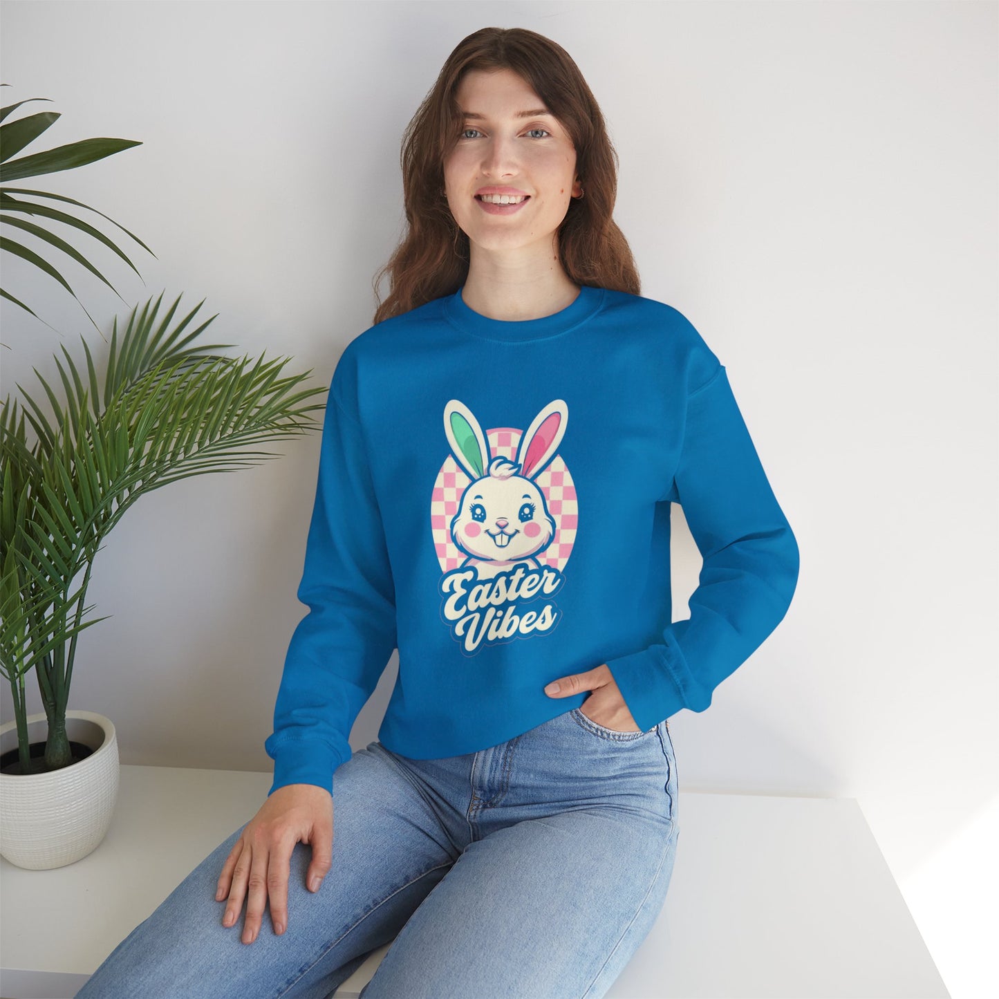 Easter Vibes Unisex Heavy Blend™ Crewneck Sweatshirt