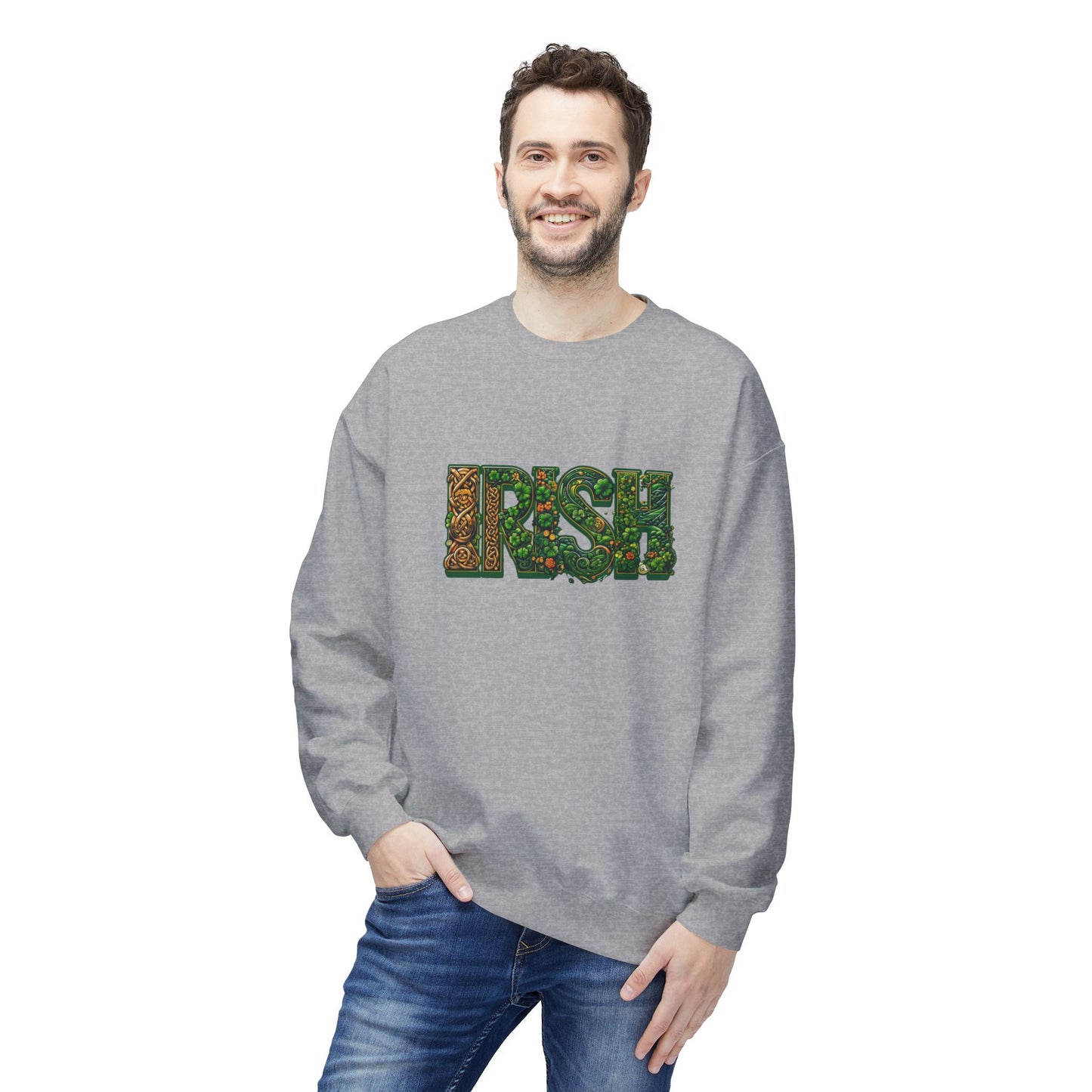 IRISH Unisex Midweight Softstyle Fleece Crewneck Sweatshirt