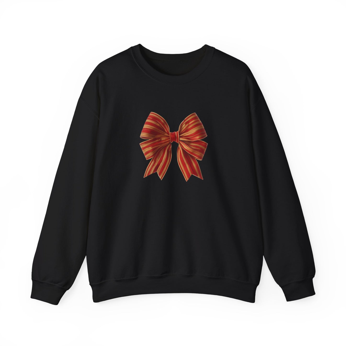 Red and Gold Bow Unisex Heavy Blend™ Crewneck Sweatshirt