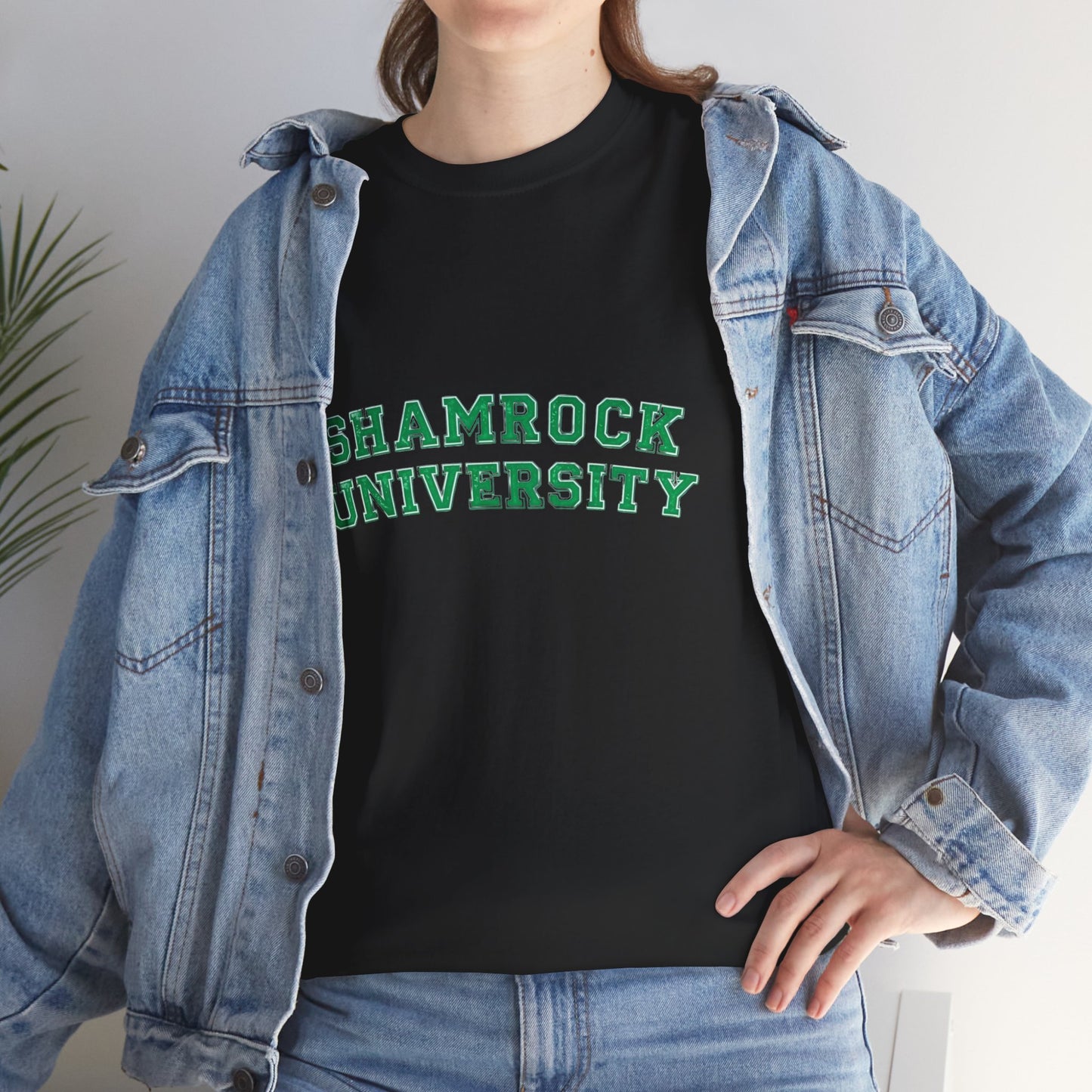 Shamrock University Unisex Heavy Cotton Tee