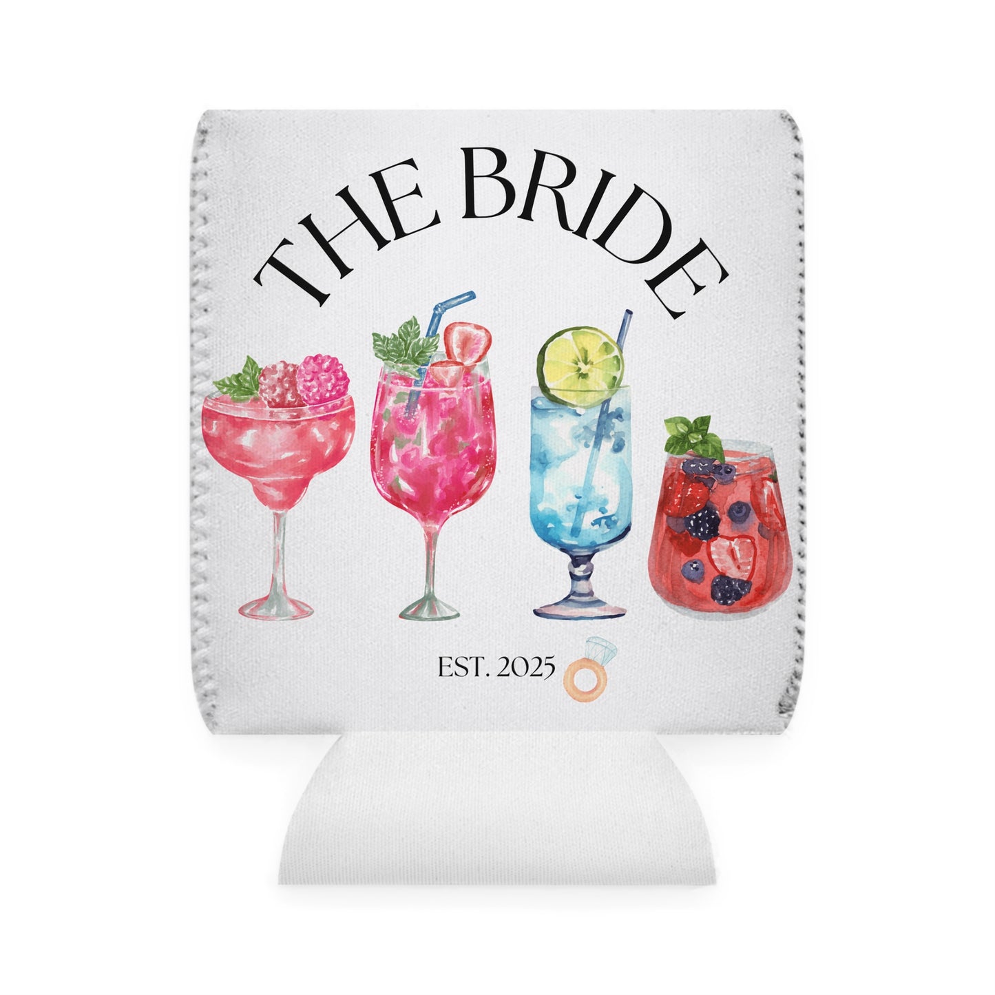 The Bride Est. 2025 Can Cooler Sleeve