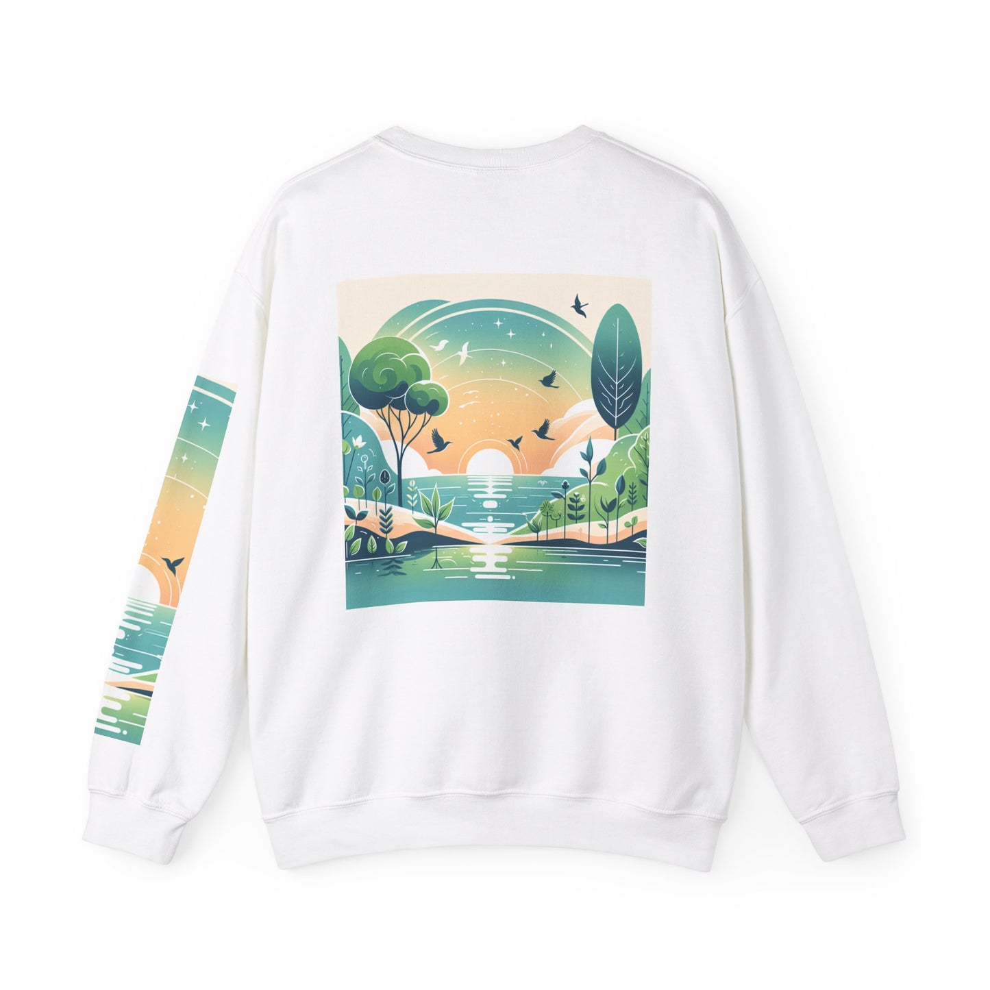 Fresh Start, New Vibes Unisex Heavy Blend™ Crewneck Sweatshirt