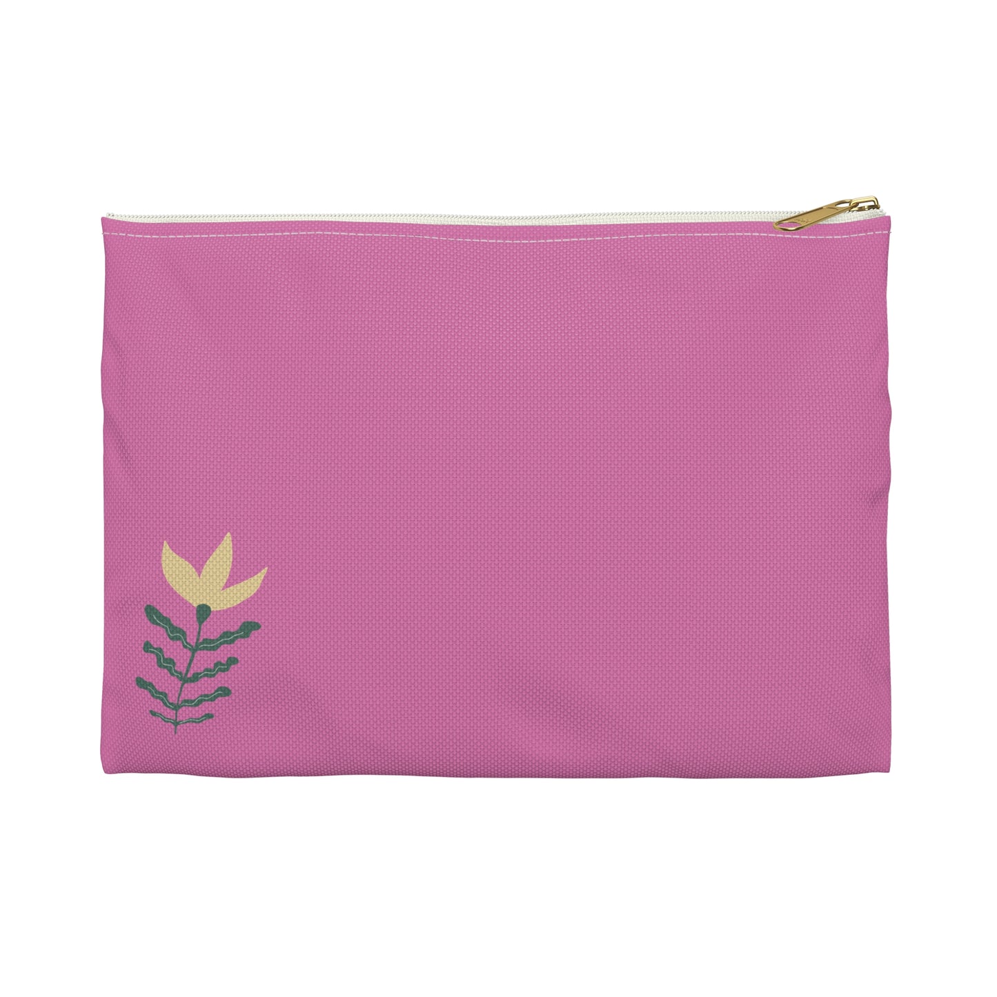 Pink Flower Power Accessory Pouch