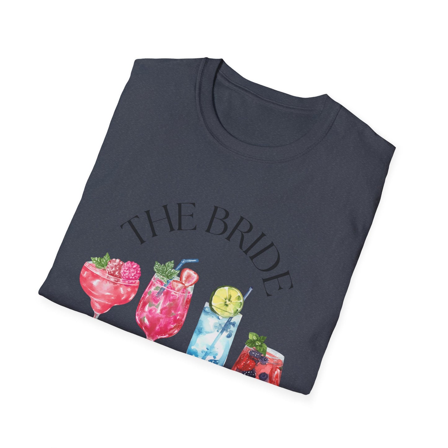 The Bride Est. 2025 Heathered Unisex Softstyle T-Shirt