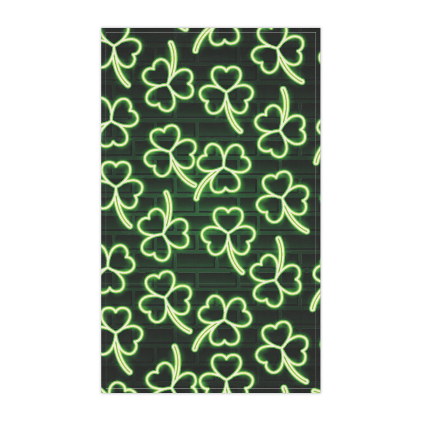 Neon Shamrock Tea Towels (cotton)