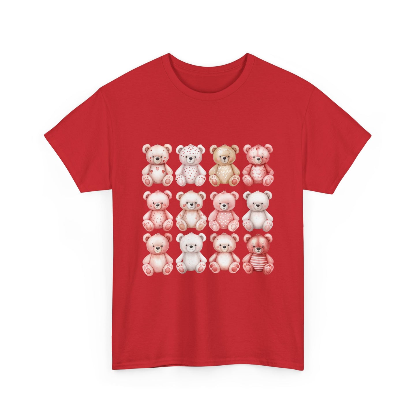 Teddy Bear Party - Valentine's Day Unisex Heavy Cotton Tee