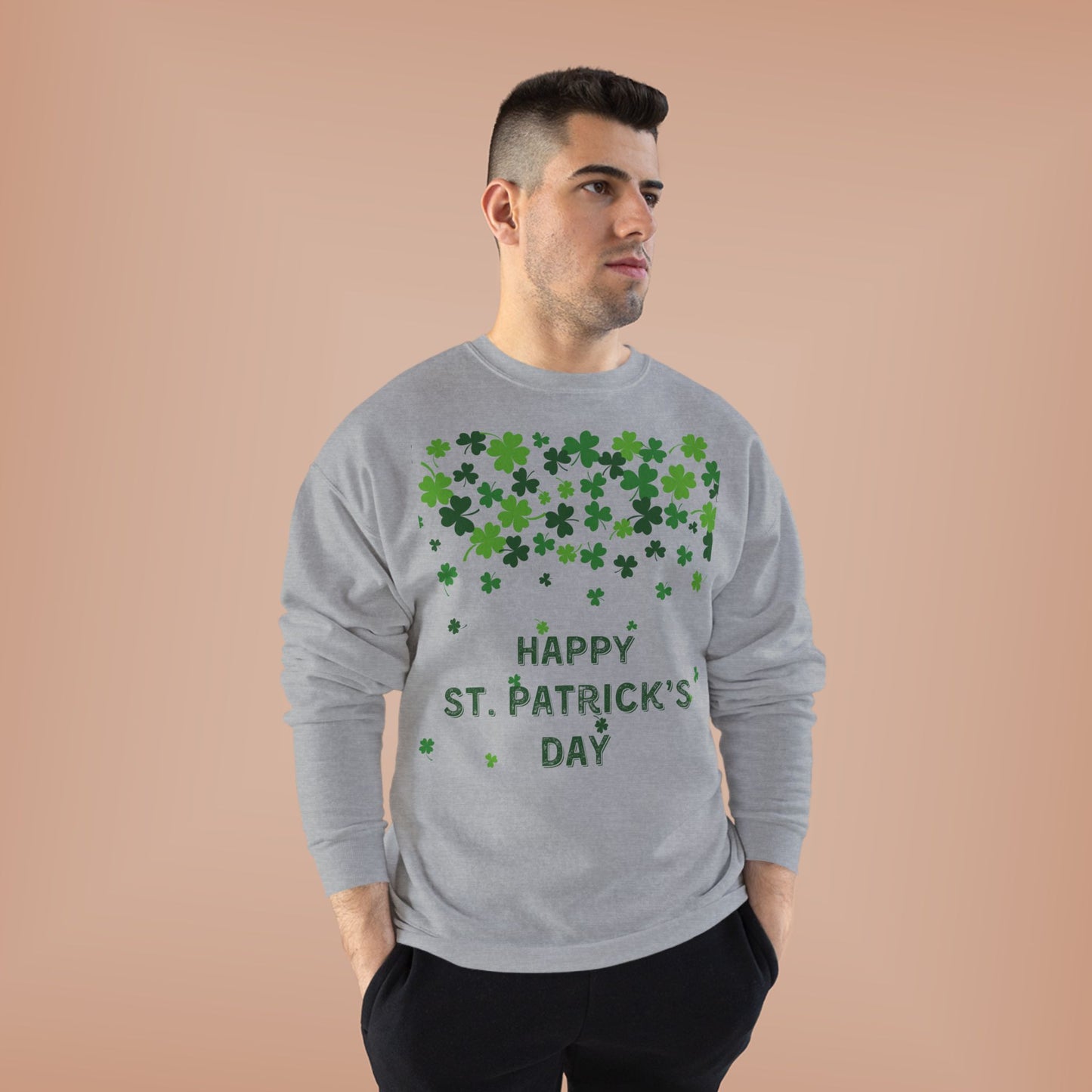 Shamrock Shower Unisex EcoSmart® Crewneck Sweatshirt